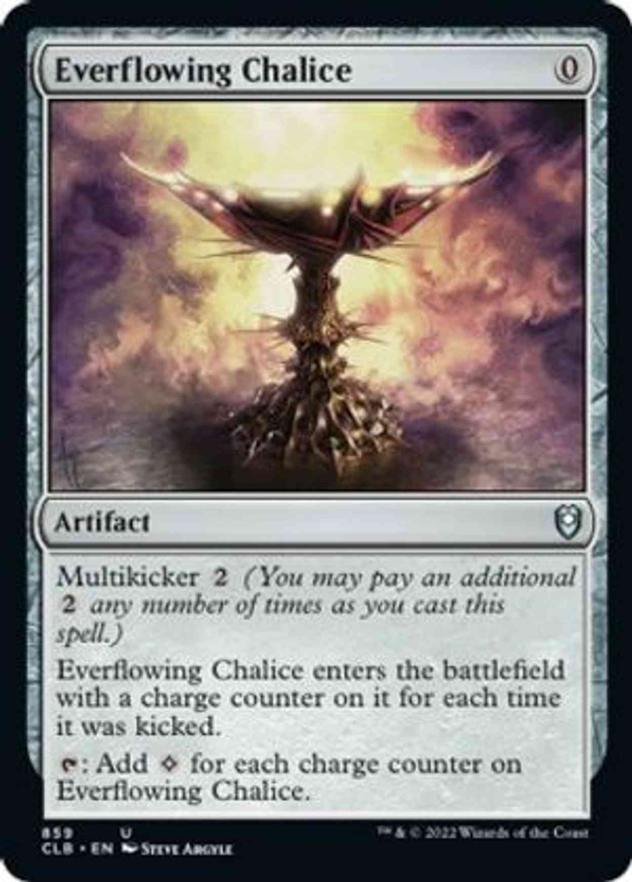 Everflowing Chalice magic card front