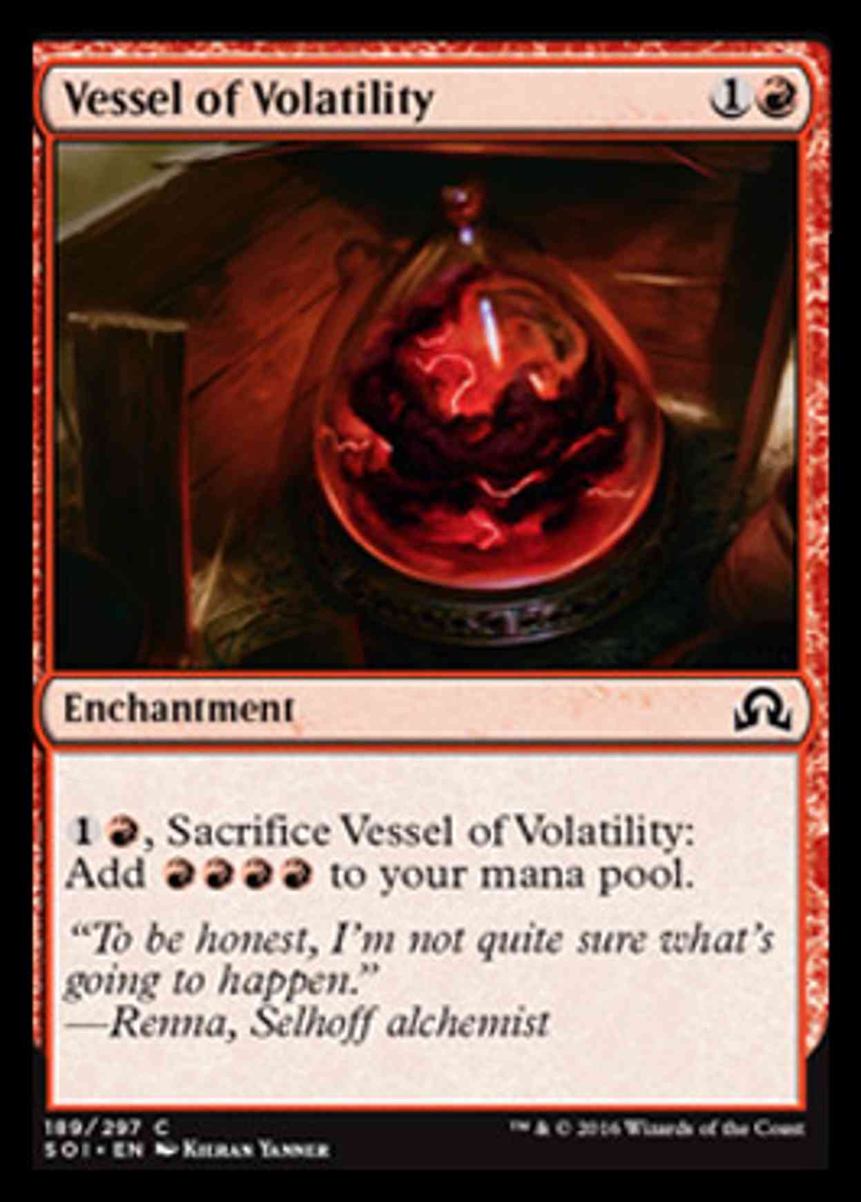 Vessel of Volatility magic card front