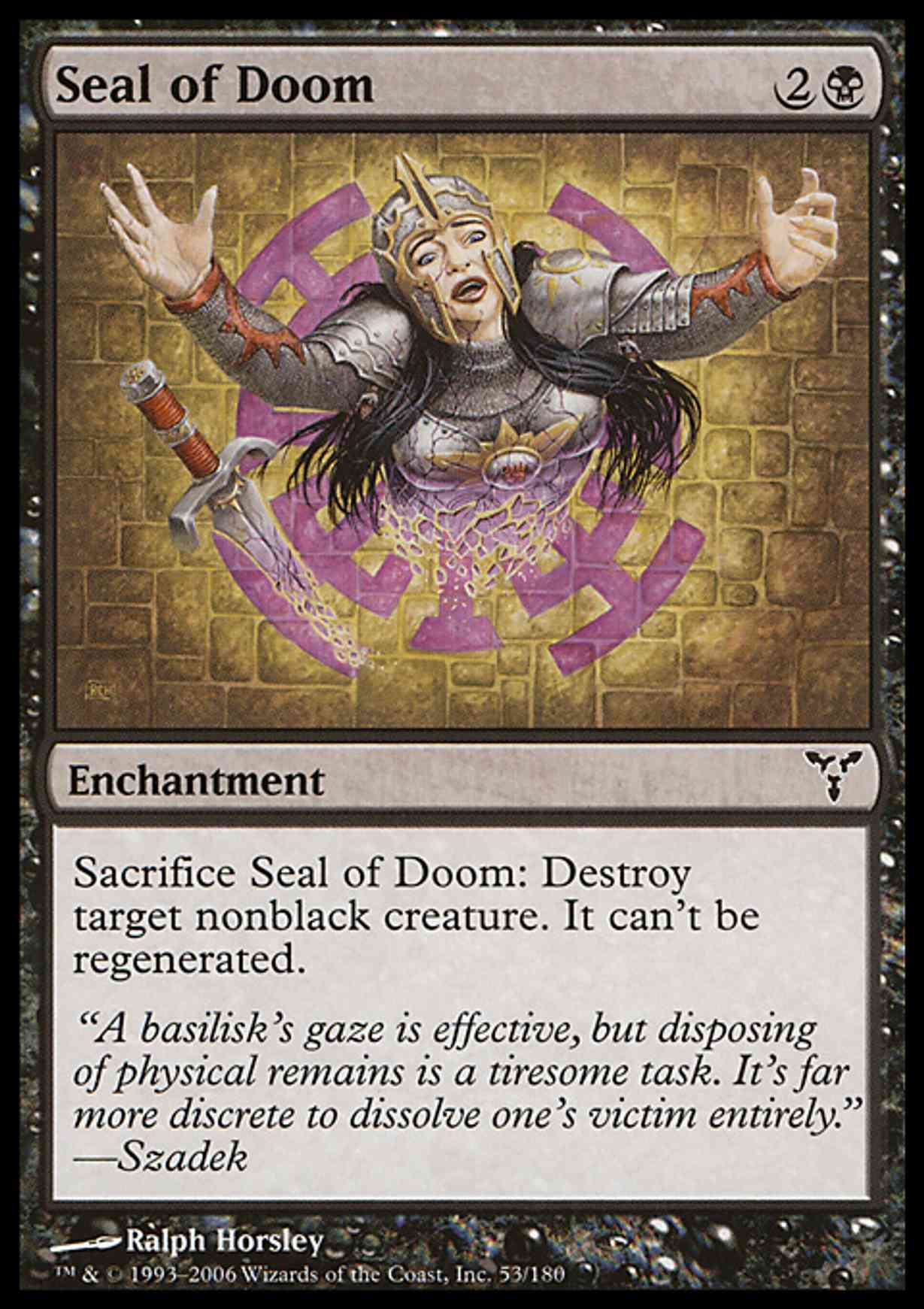Seal of Doom magic card front