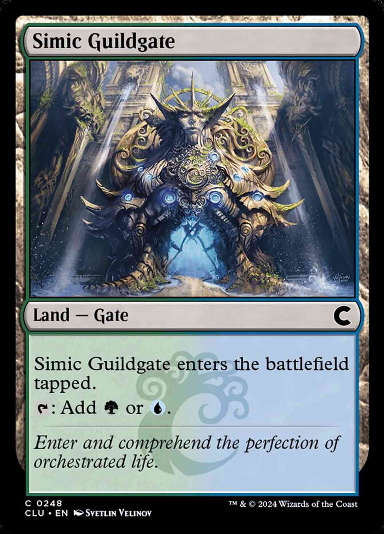 Simic Guildgate magic card front