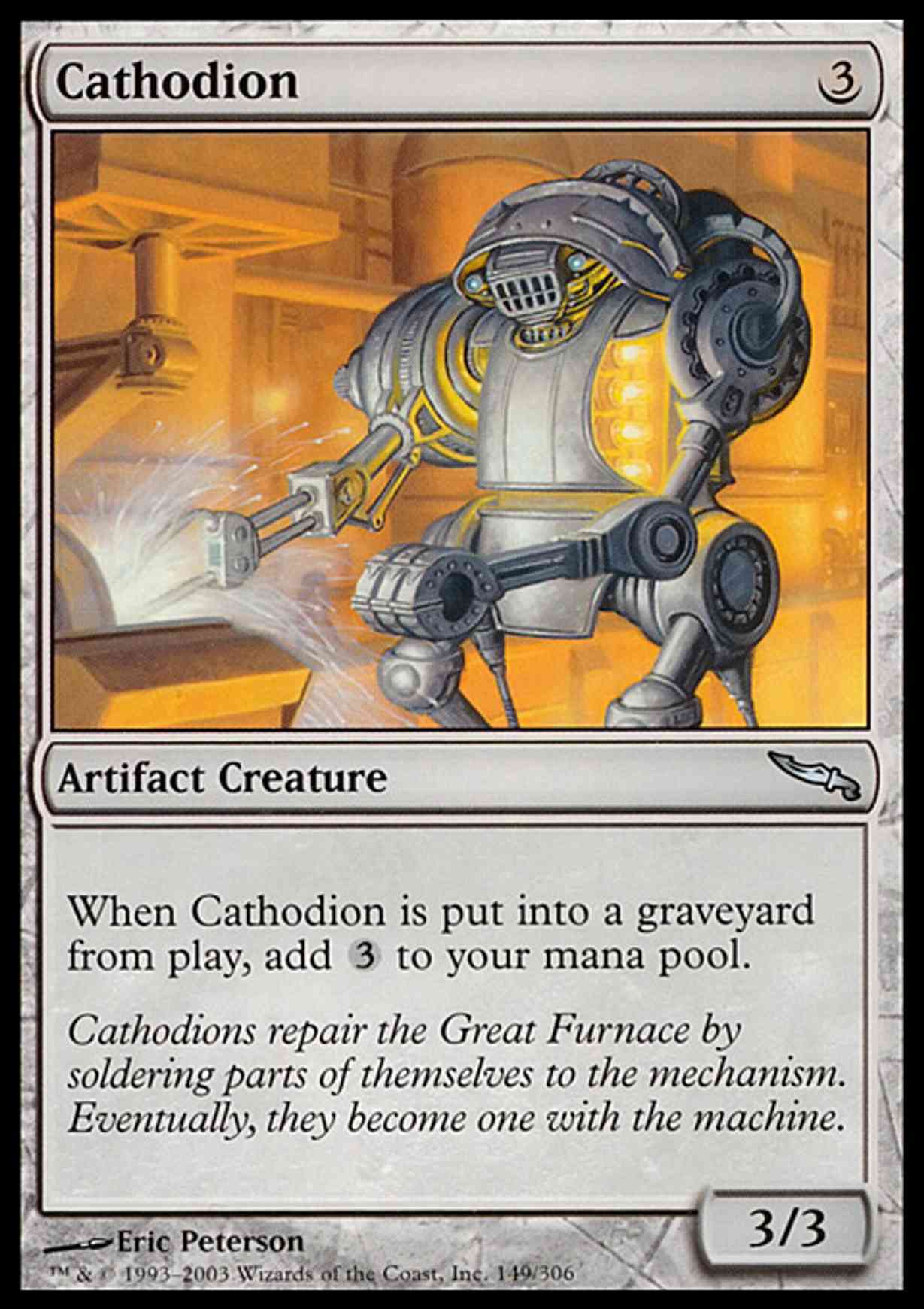 Cathodion magic card front
