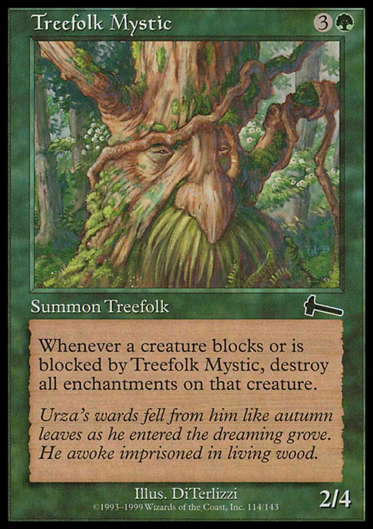 Treefolk Mystic magic card front