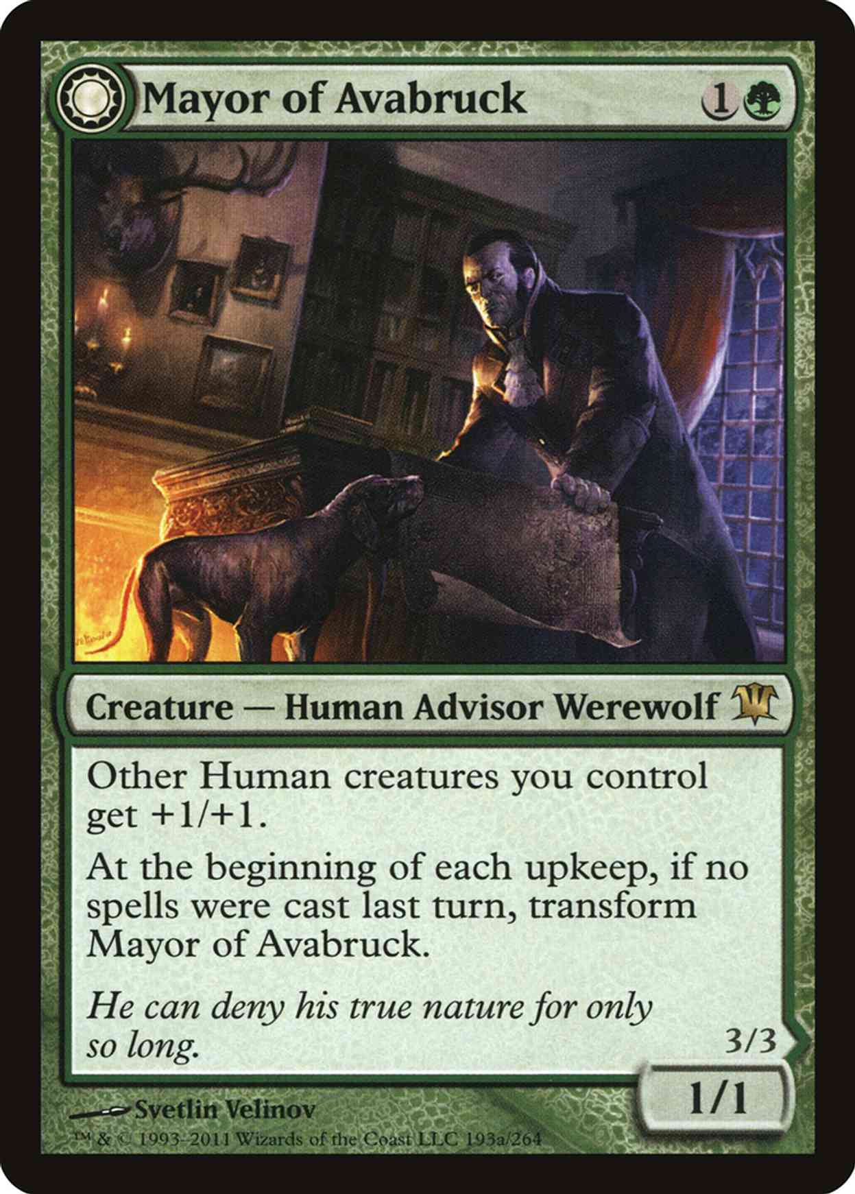 Mayor of Avabruck magic card front