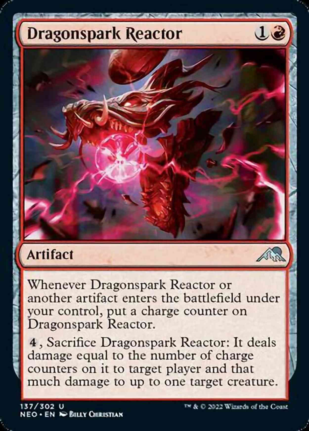 Dragonspark Reactor magic card front