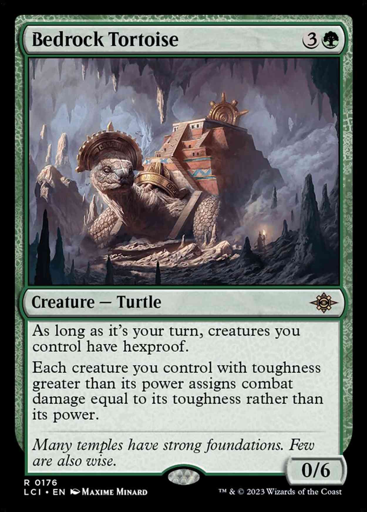 Bedrock Tortoise magic card front