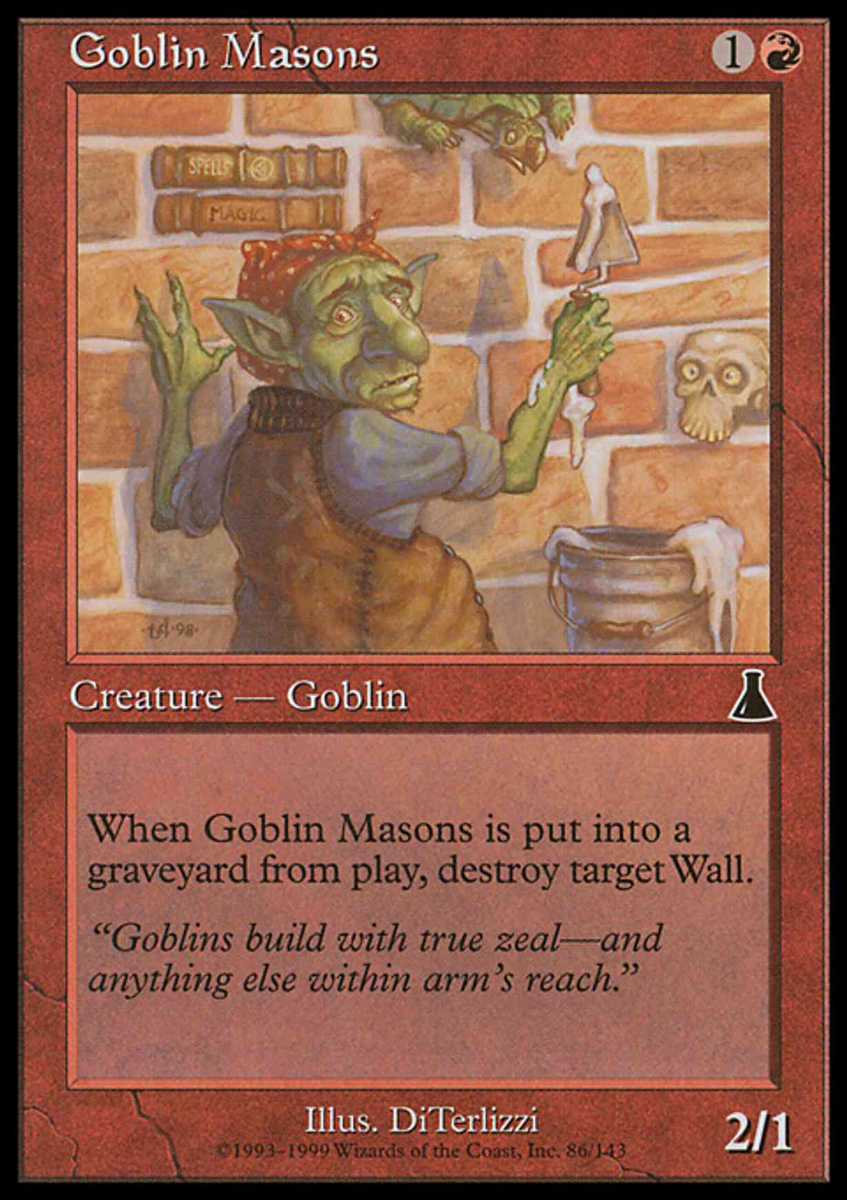 Goblin Masons magic card front