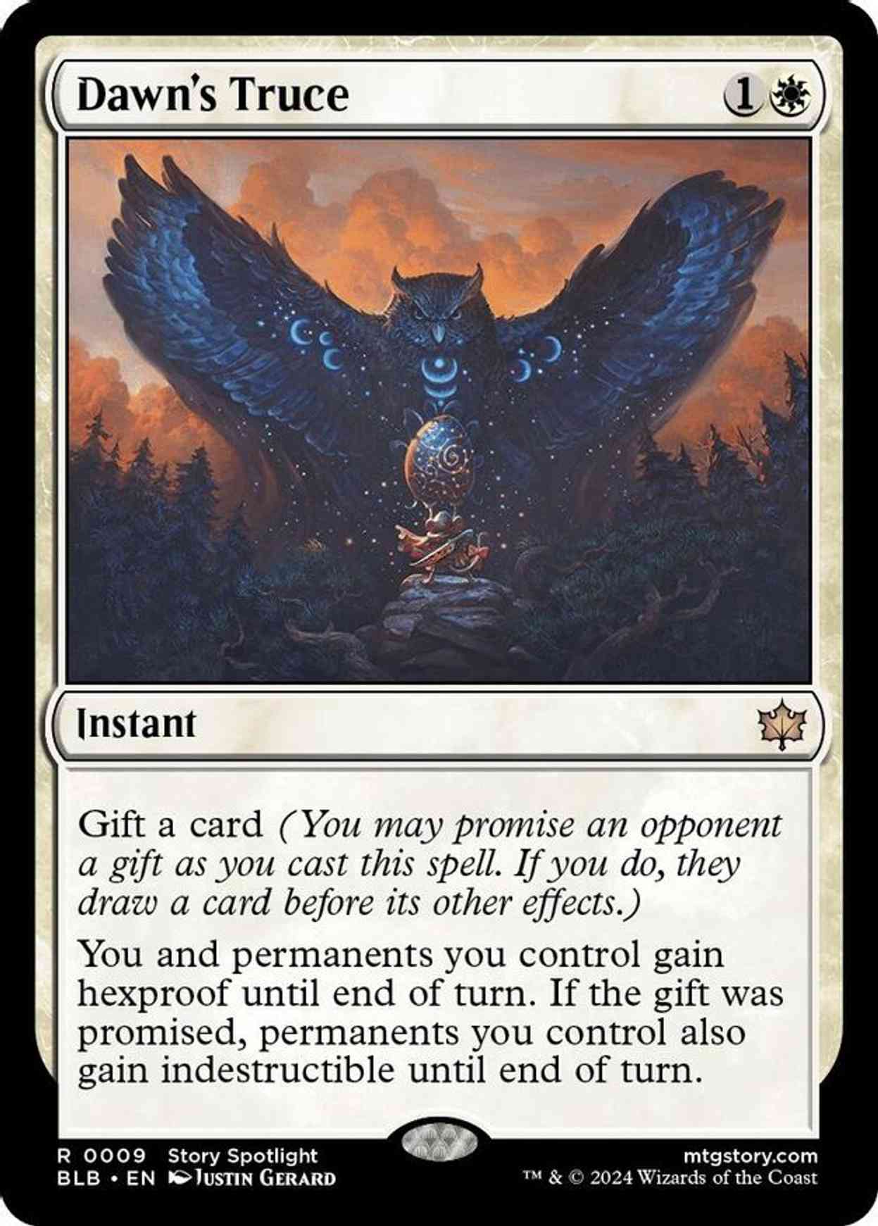 Dawn's Truce magic card front