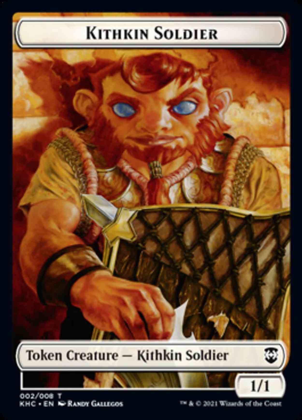 Kithkin Soldier // Pegasus Double-sided Token magic card front
