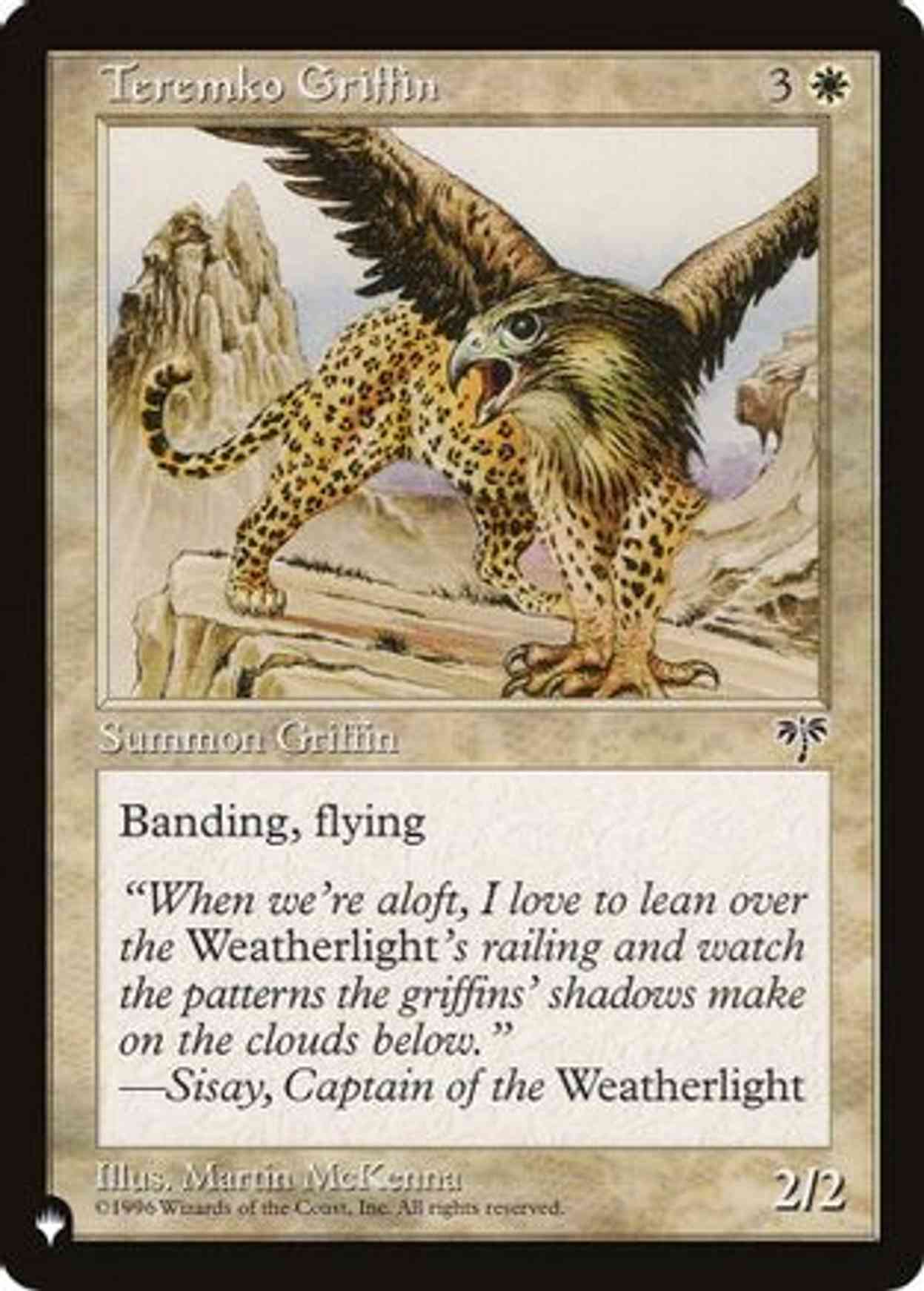 Teremko Griffin magic card front
