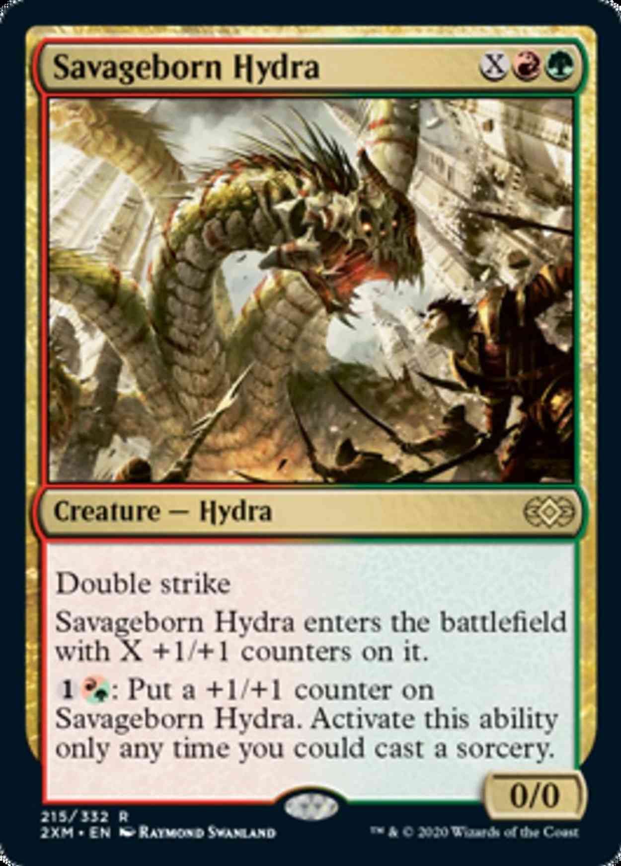 Savageborn Hydra magic card front