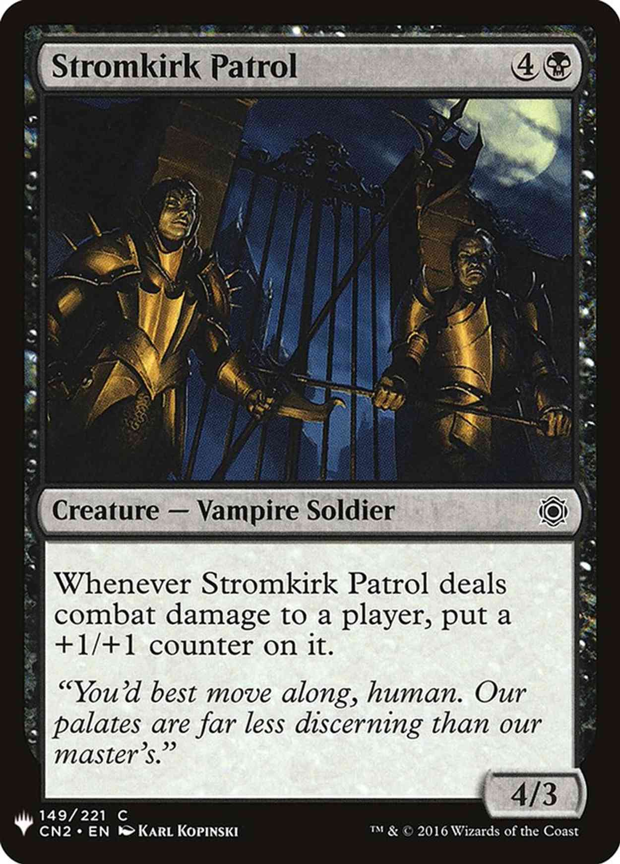 Stromkirk Patrol magic card front