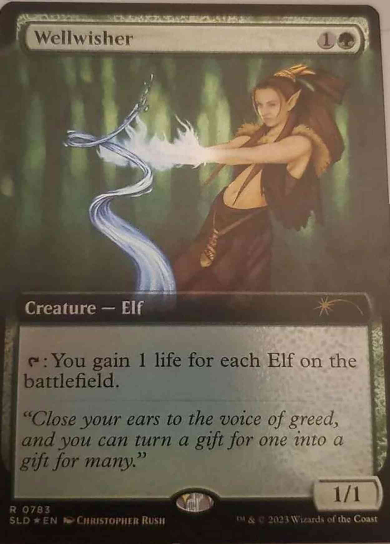 Wellwisher (Extended Art) magic card front