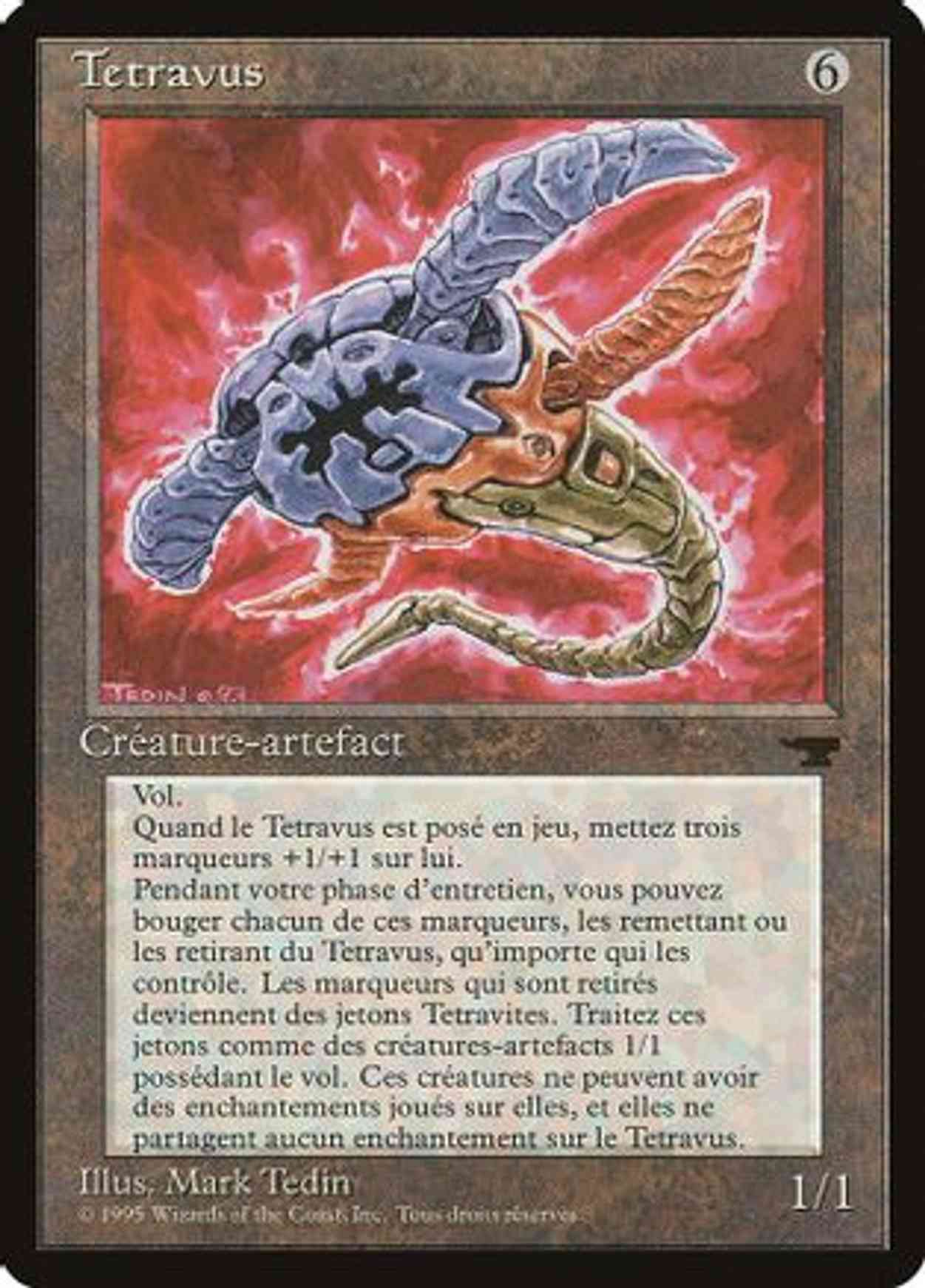 Tetravus (French) magic card front