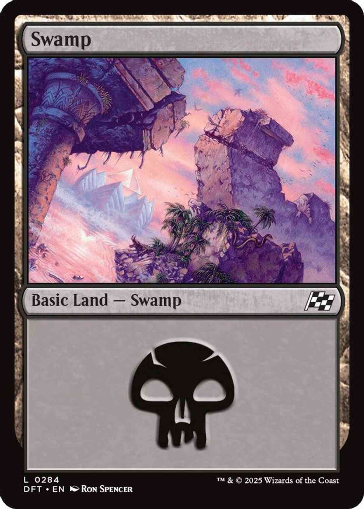 Swamp (0284) magic card front