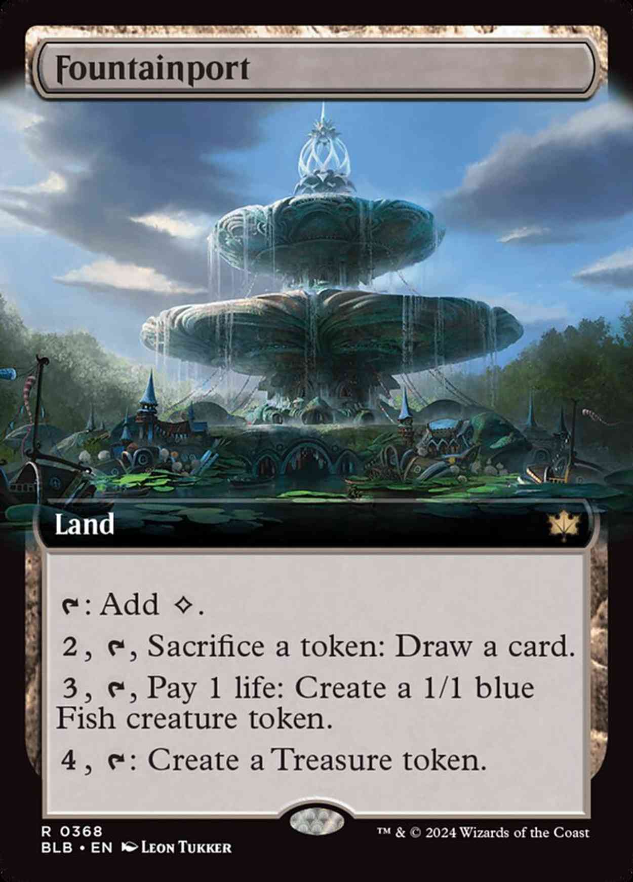 Fountainport magic card front