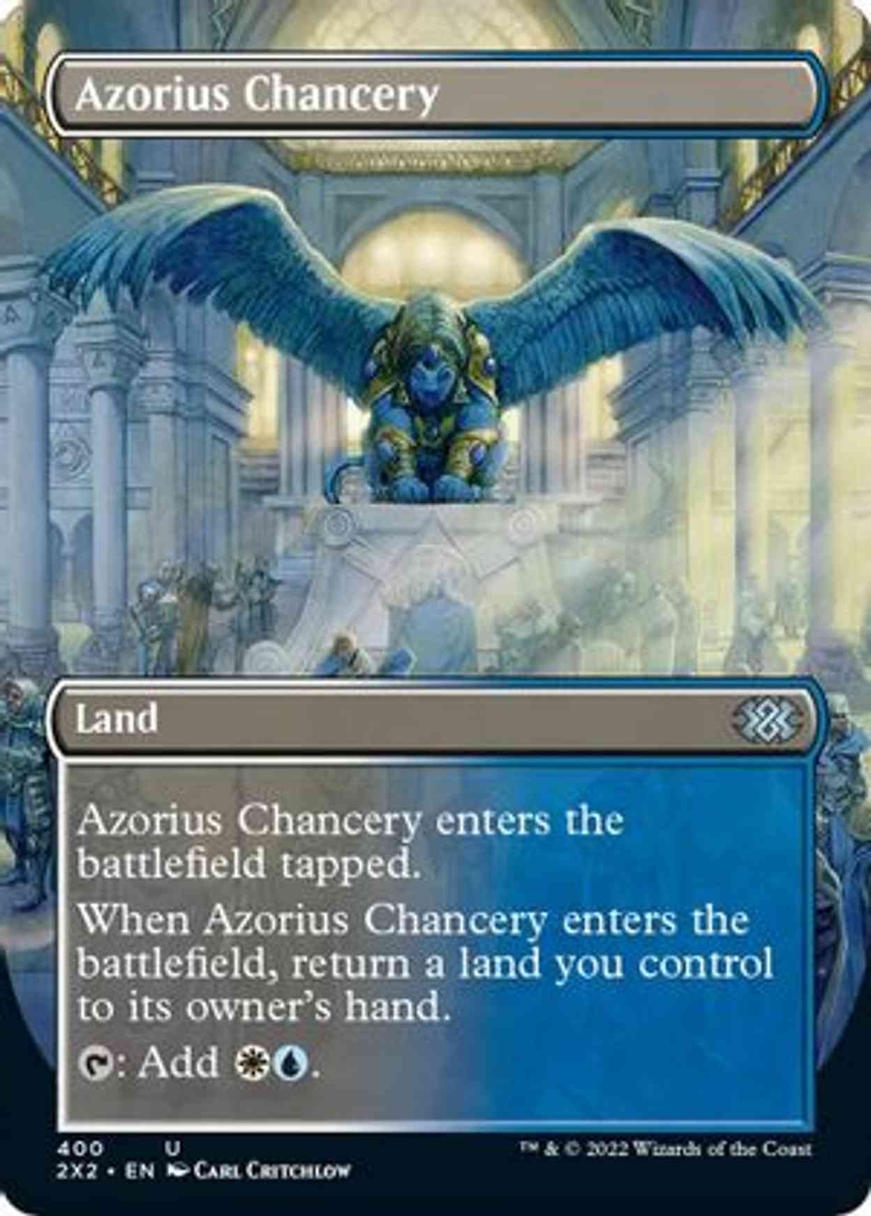 Azorius Chancery (Borderless) magic card front