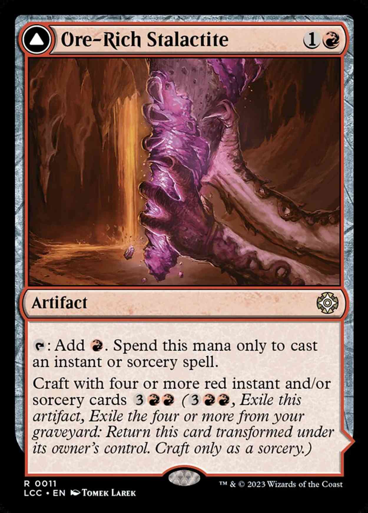 Ore-Rich Stalactite magic card front