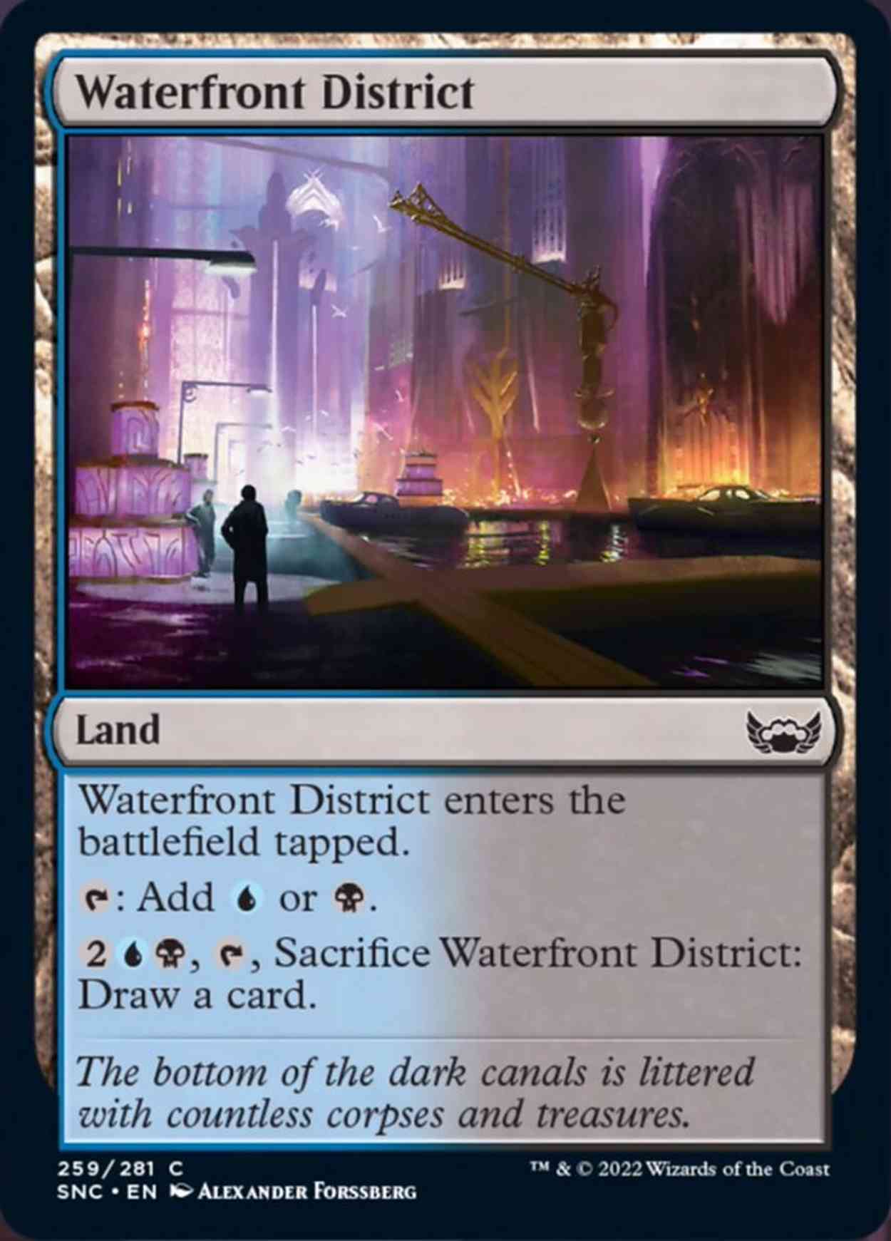 Waterfront District magic card front