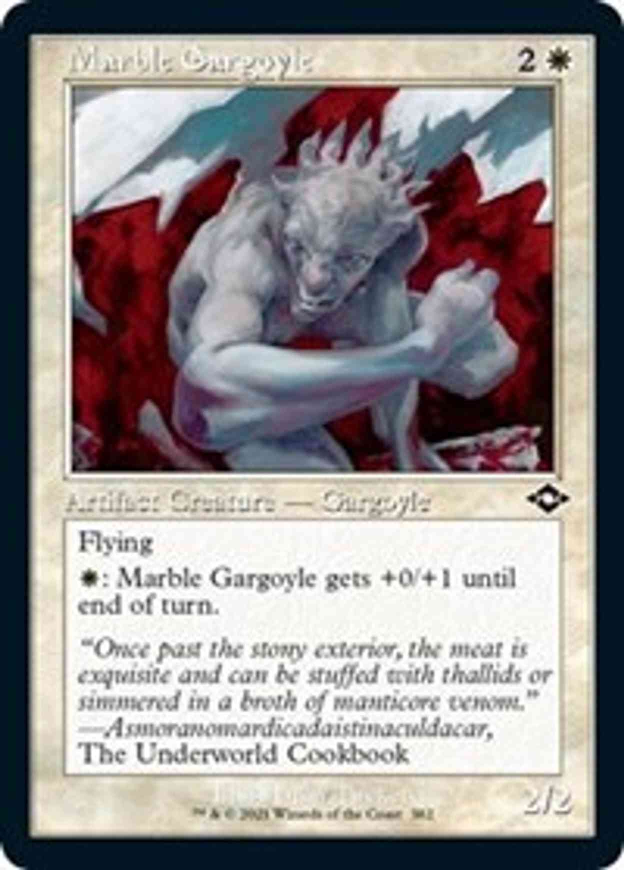 Marble Gargoyle (Retro Frame) (Foil Etched) magic card front