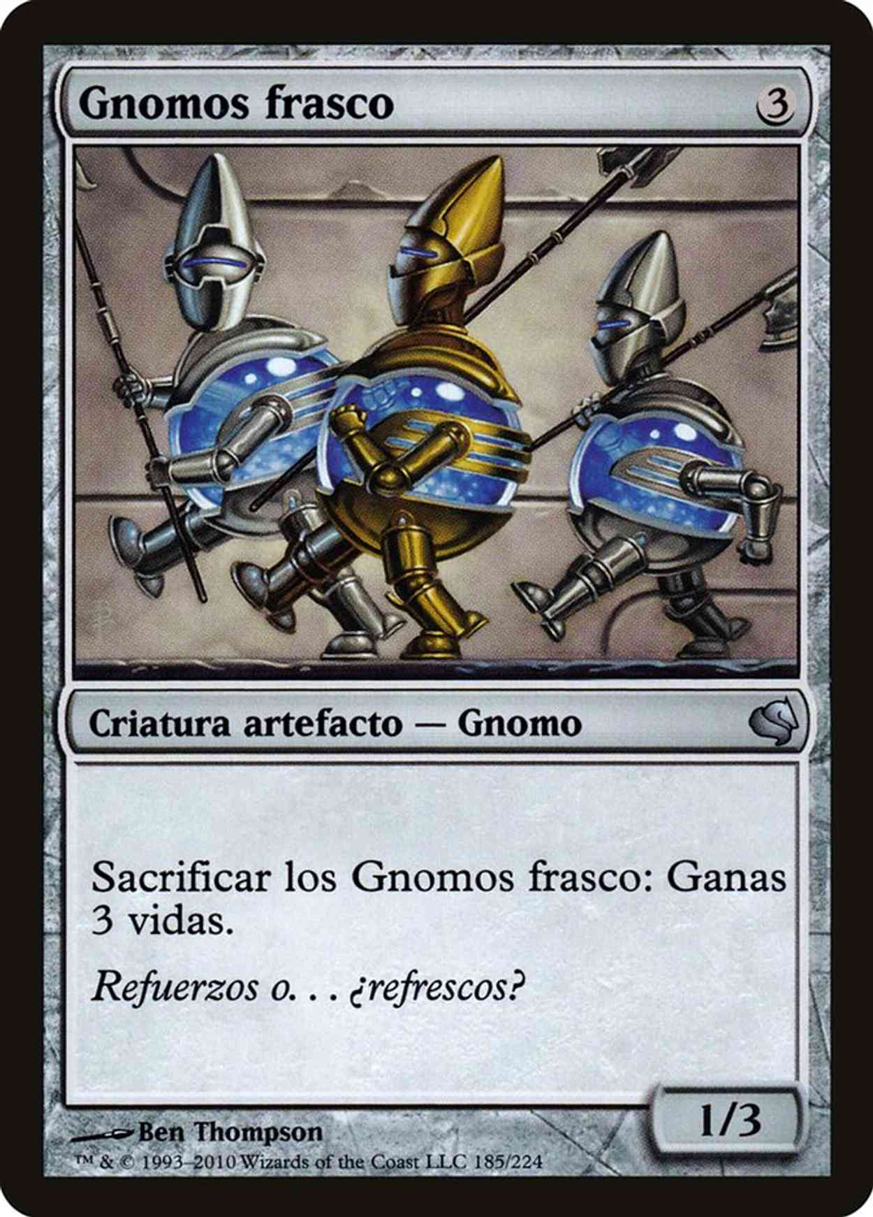 Bottle Gnomes (Retro Frame) magic card front