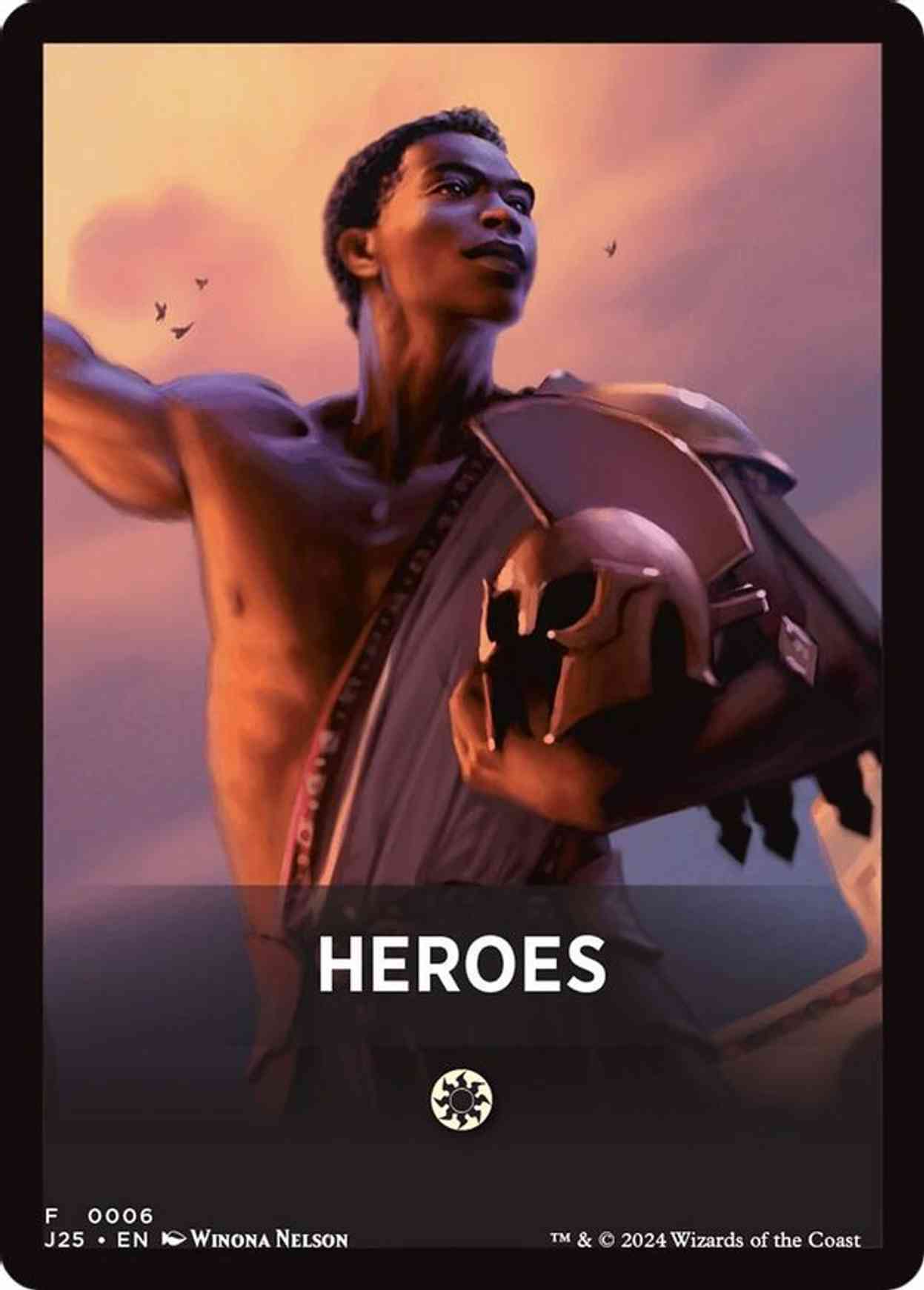 Heroes Theme Card magic card front