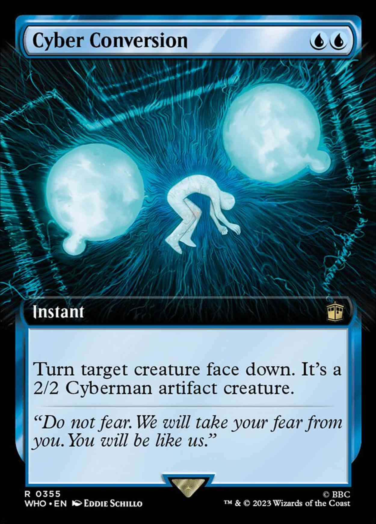 Cyber Conversion (Extended Art) magic card front