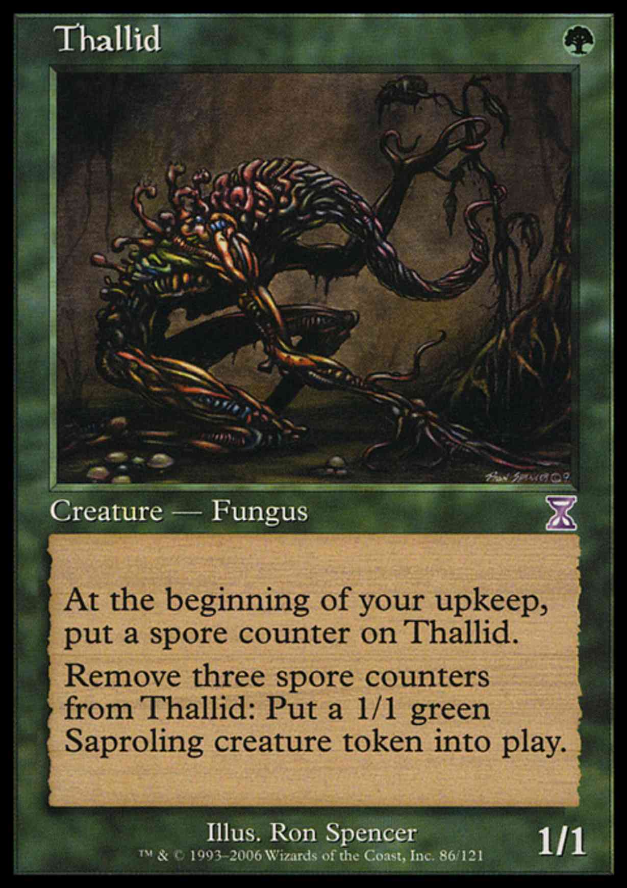 Thallid magic card front