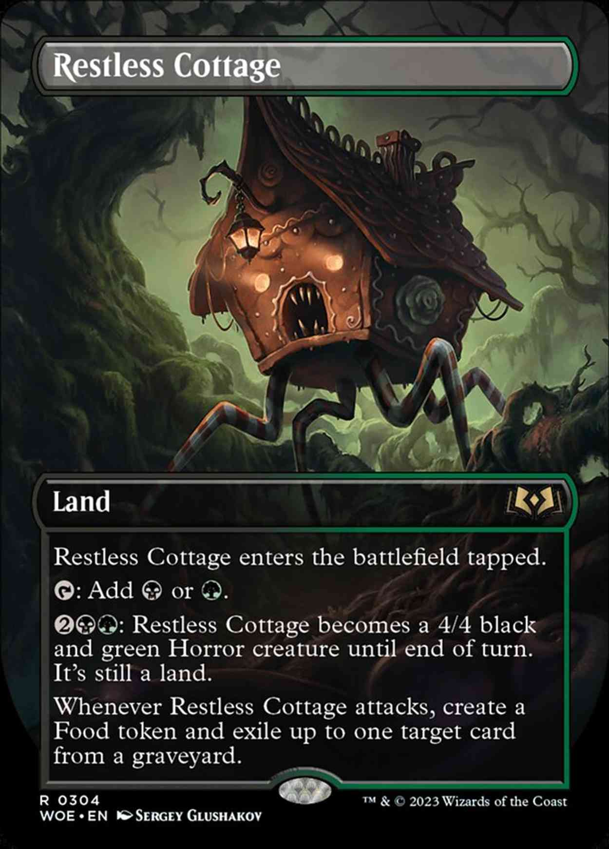 Restless Cottage (Borderless) magic card front