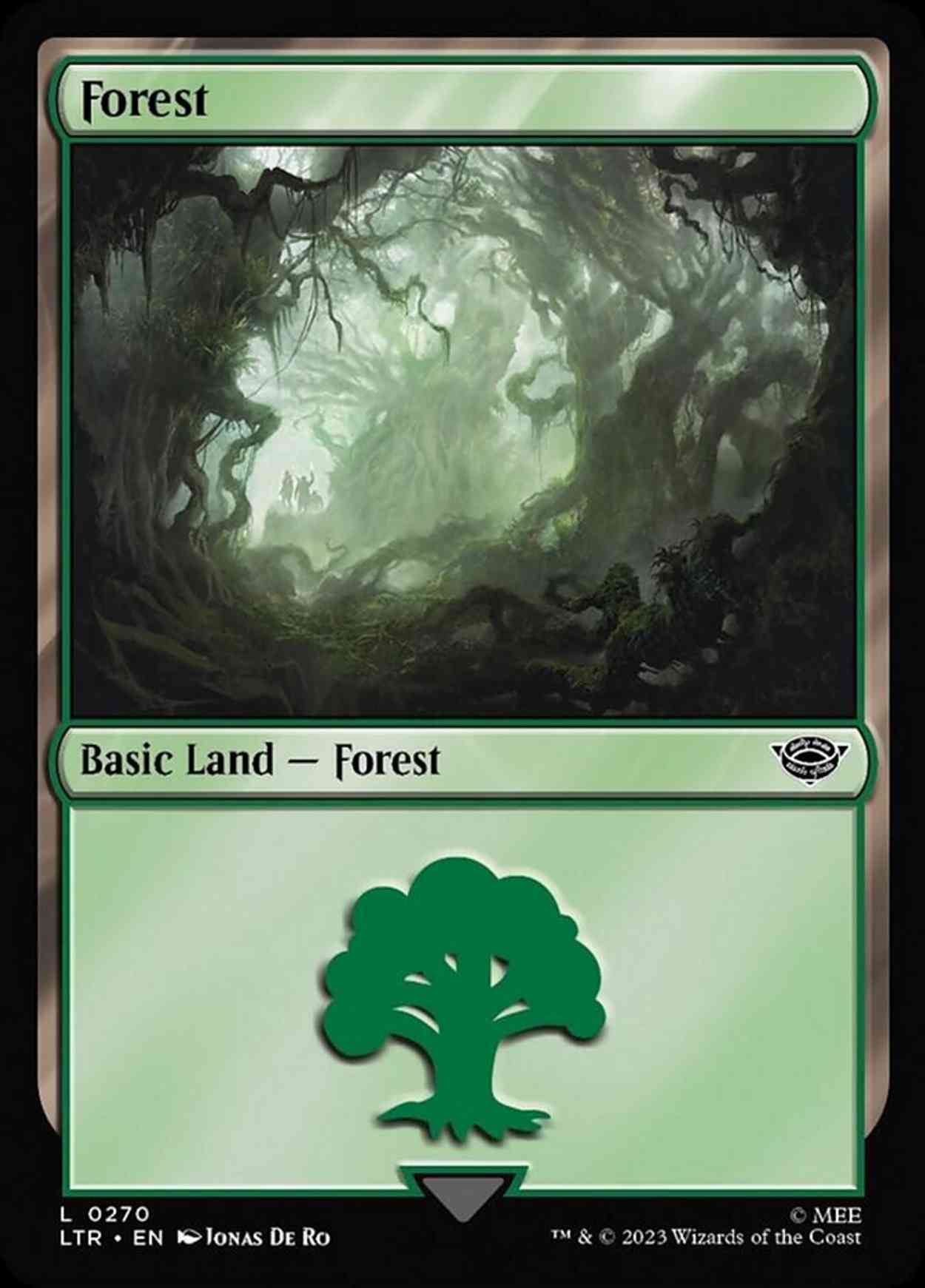 Forest (0270) magic card front