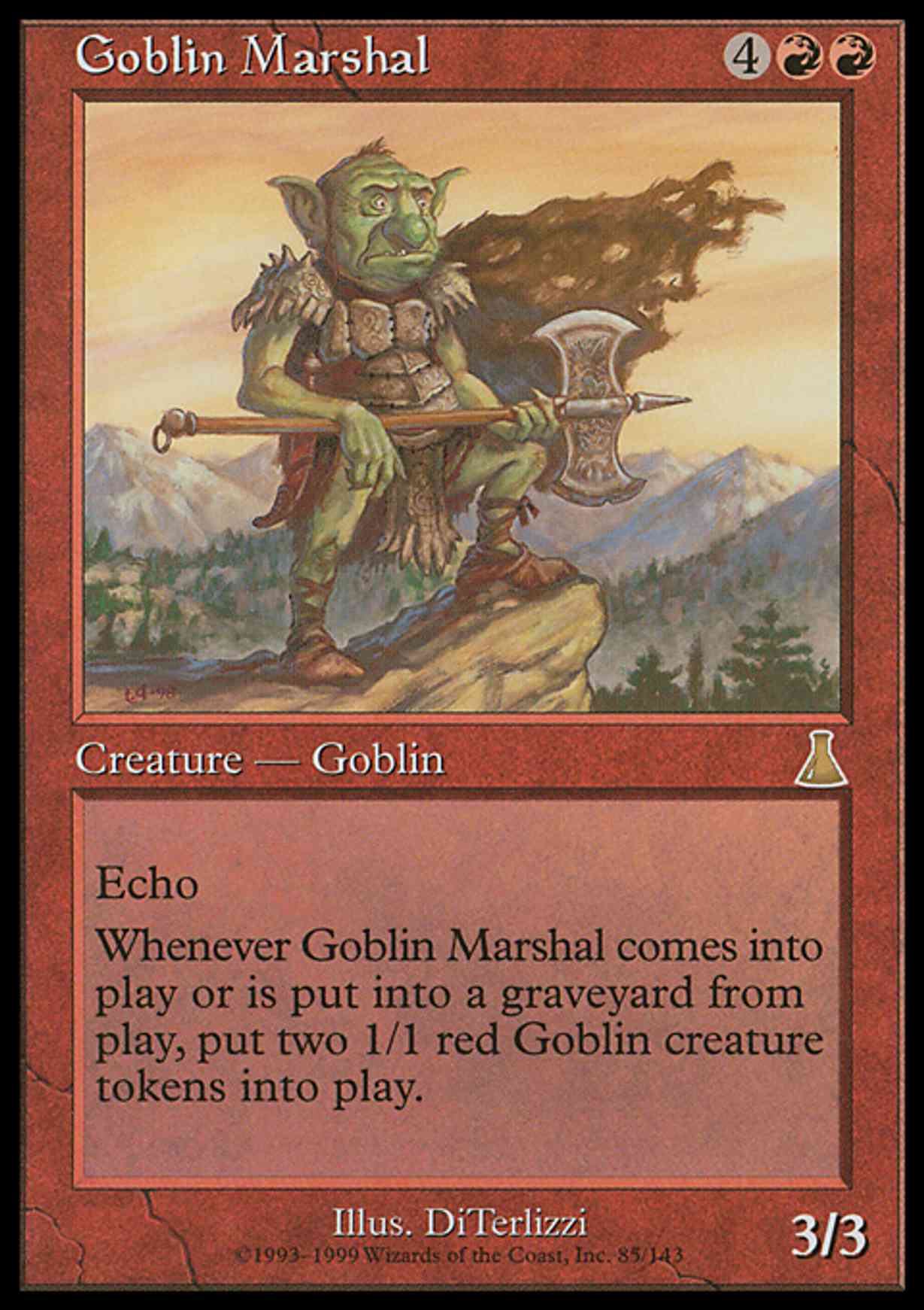 Goblin Marshal magic card front