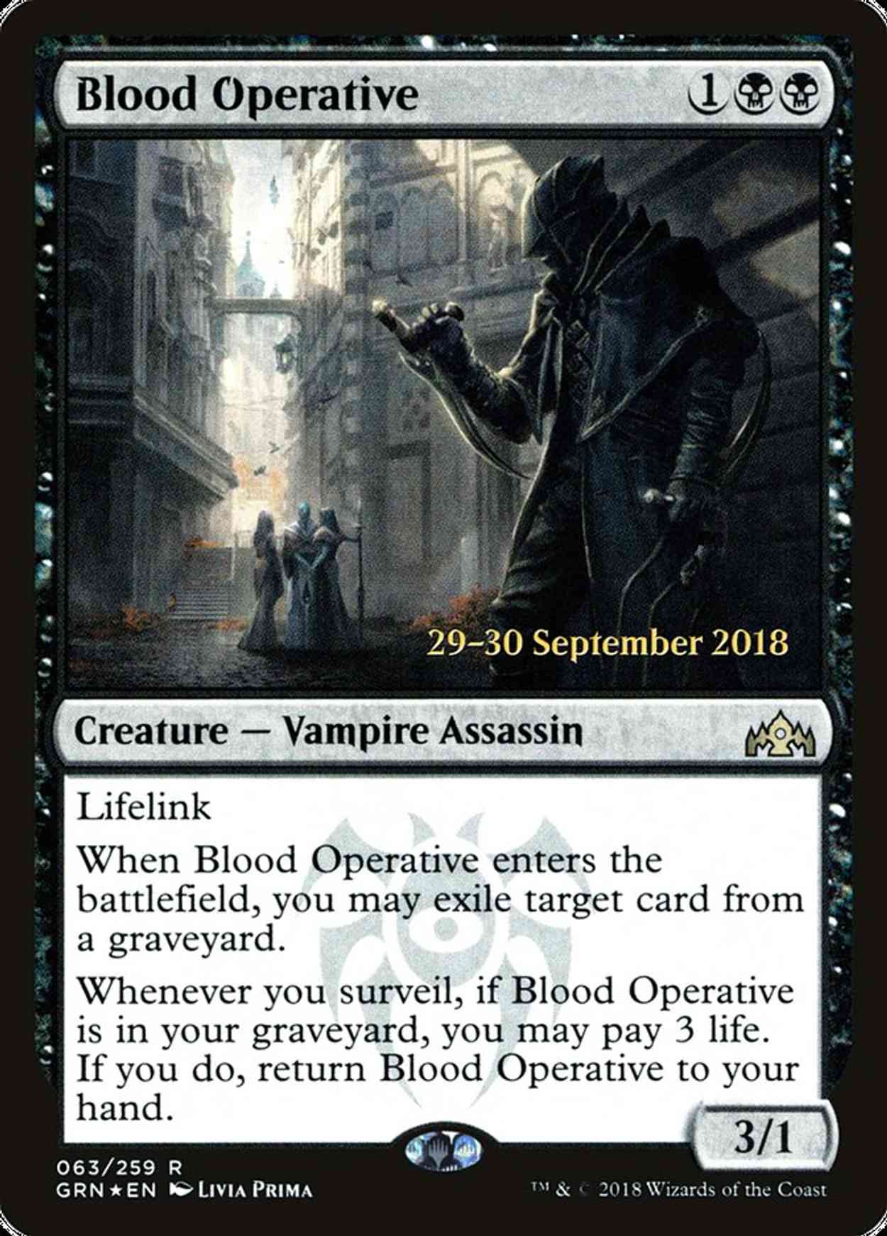 Blood Operative magic card front