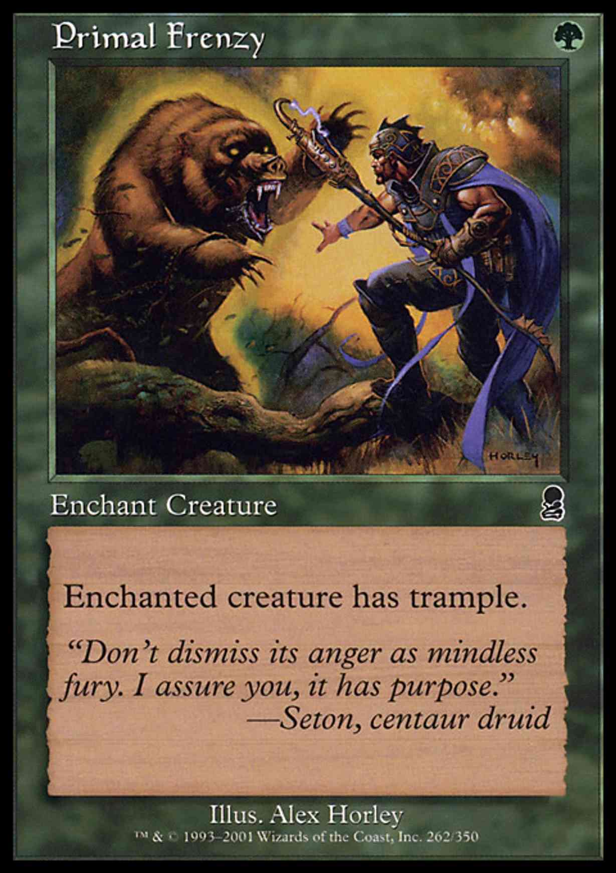 Primal Frenzy magic card front