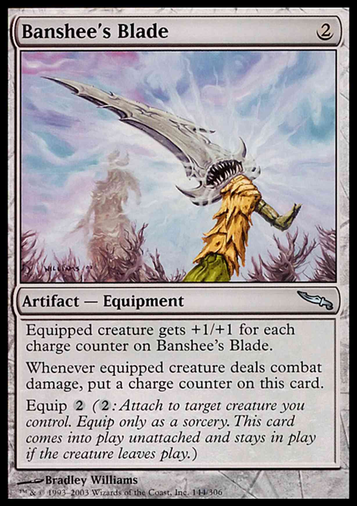 Banshee's Blade magic card front