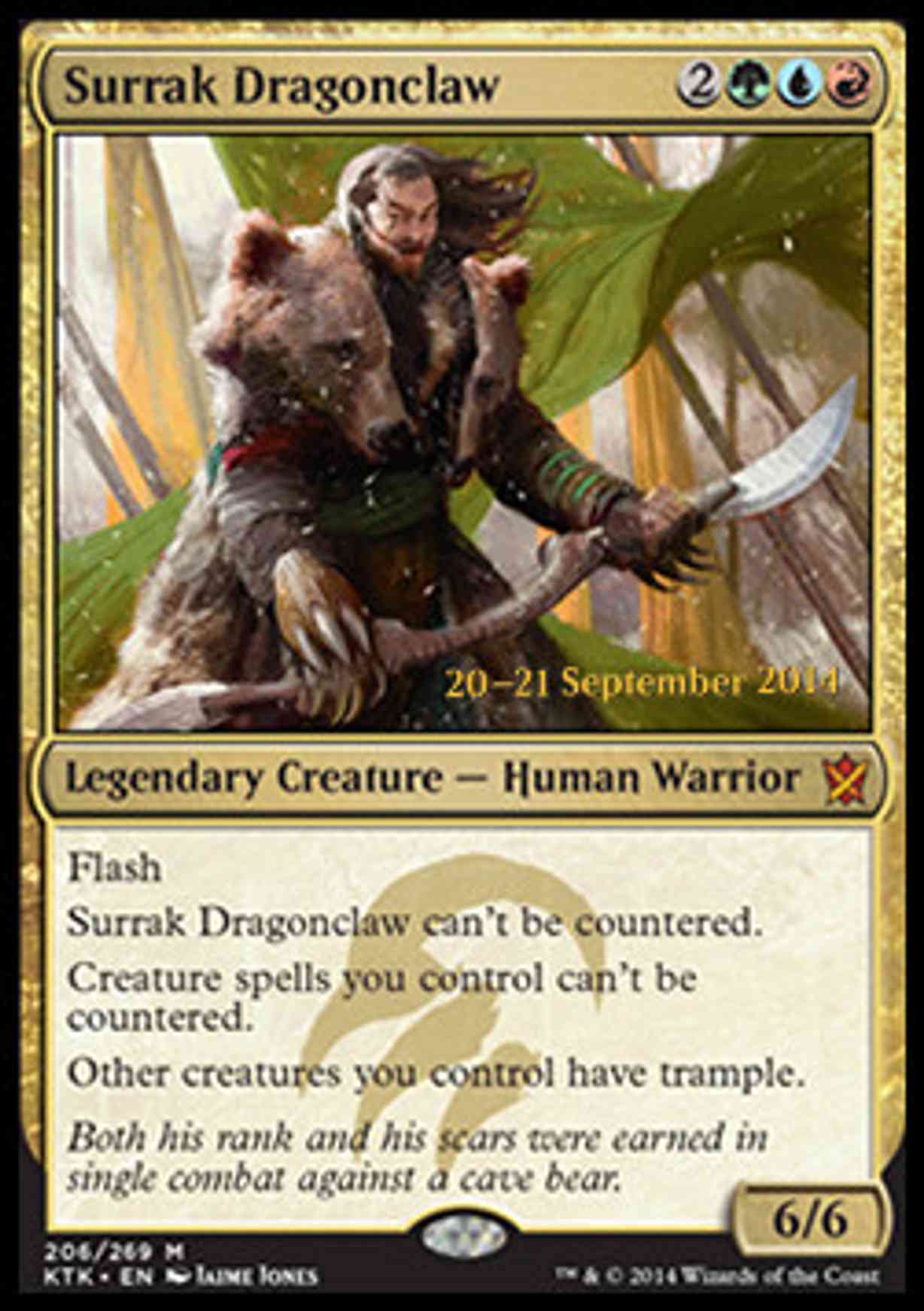 Surrak Dragonclaw magic card front