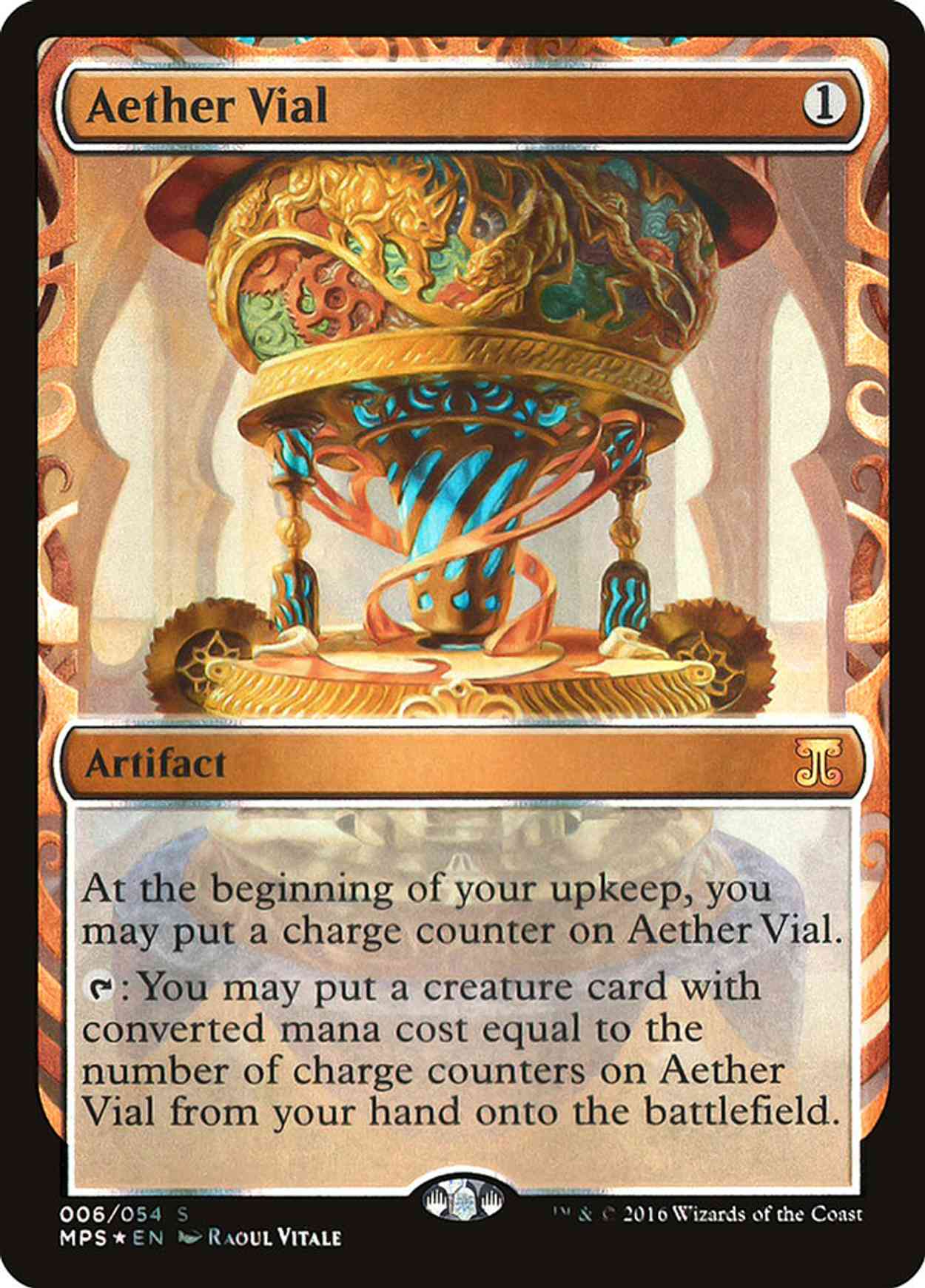 Aether Vial magic card front