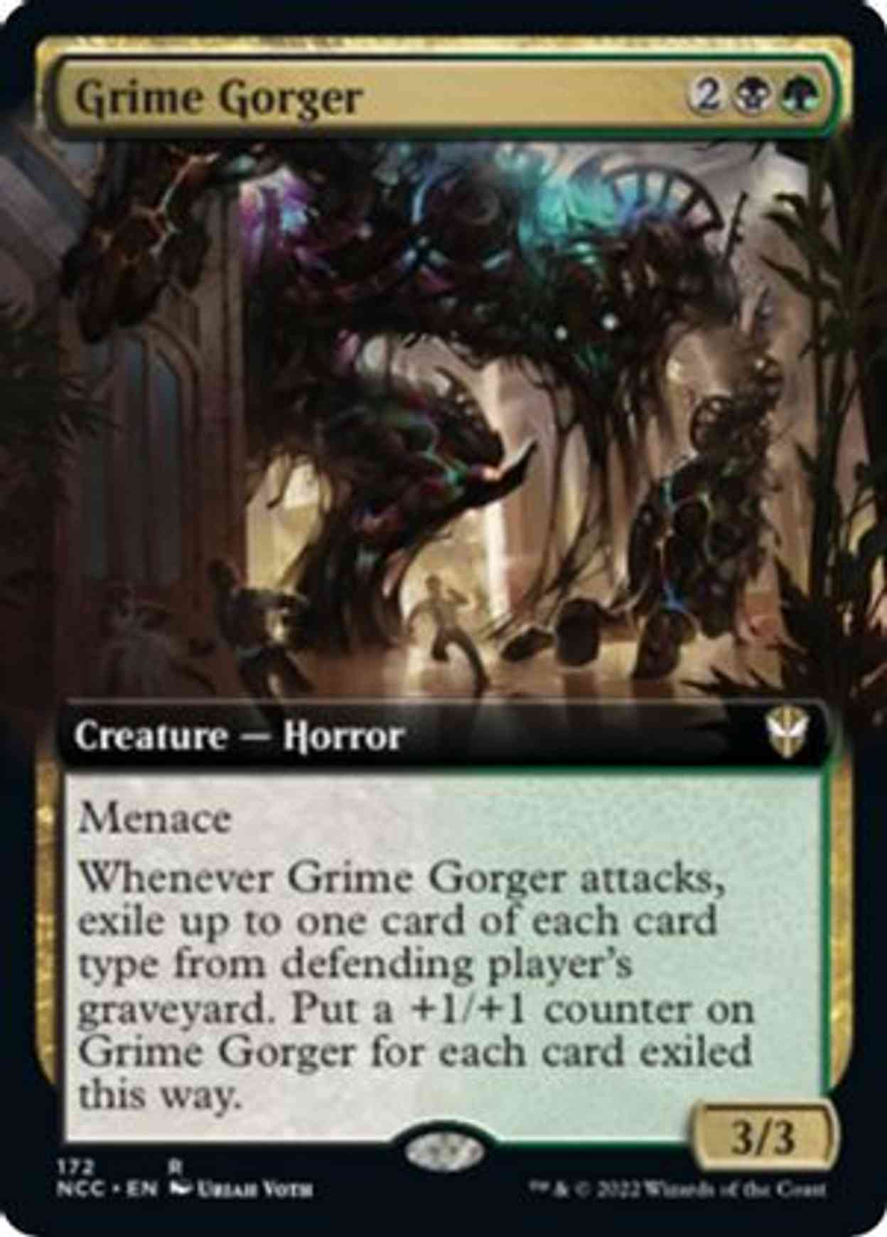 Grime Gorger (Extended Art) magic card front