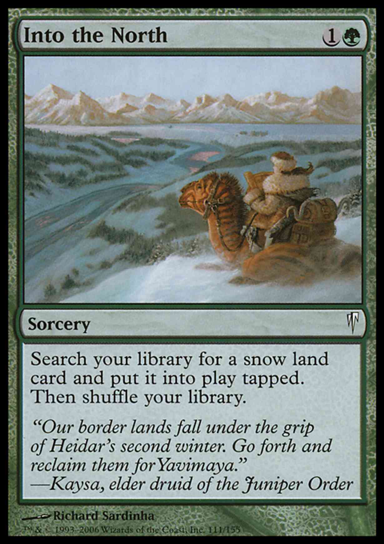 Into the North magic card front