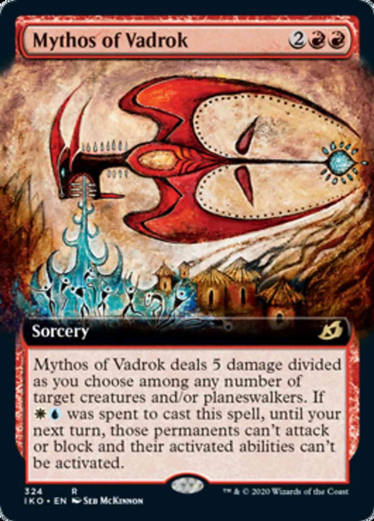 Mythos of Vadrok (Extended Art) magic card front
