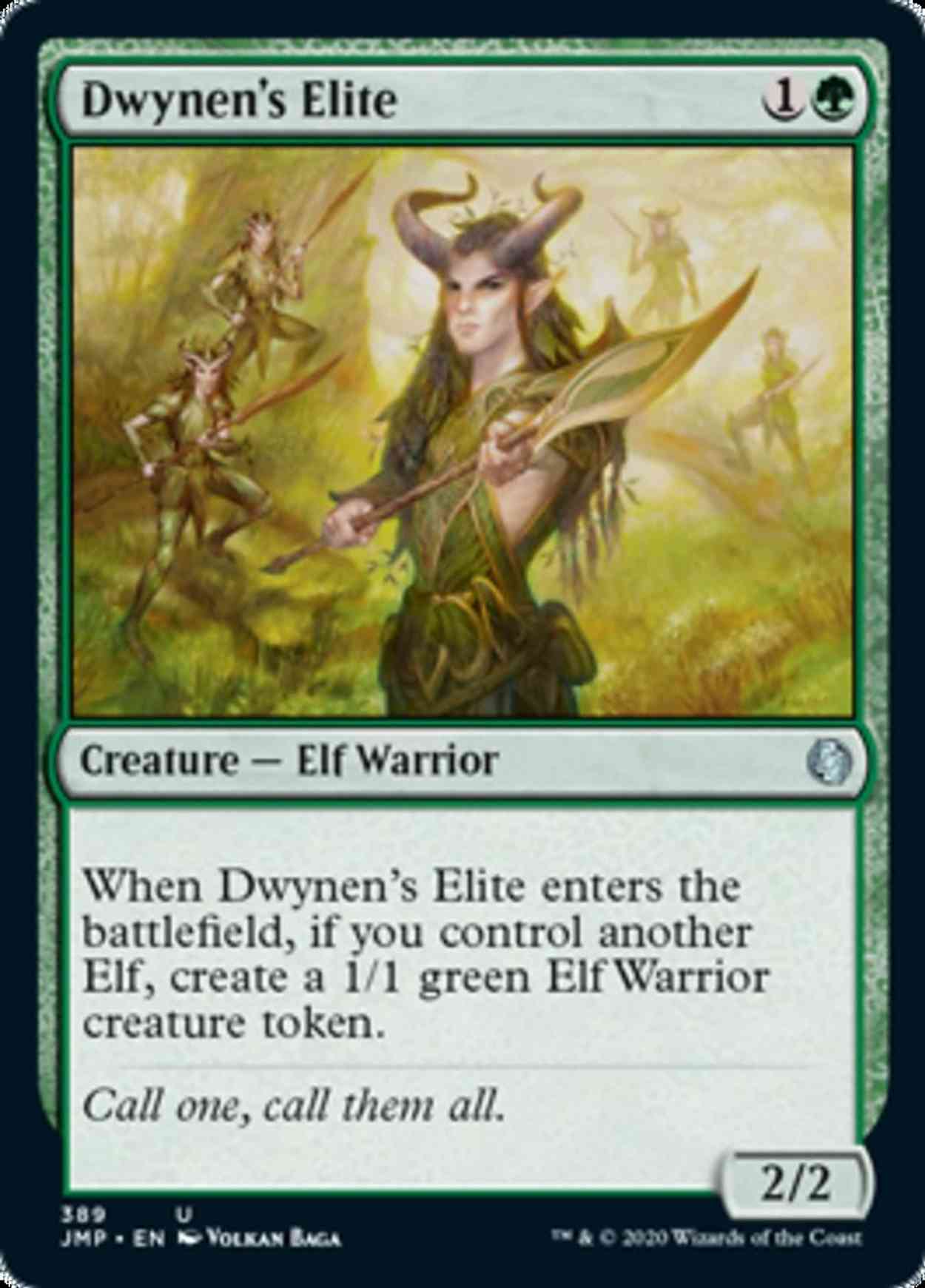 Dwynen's Elite magic card front