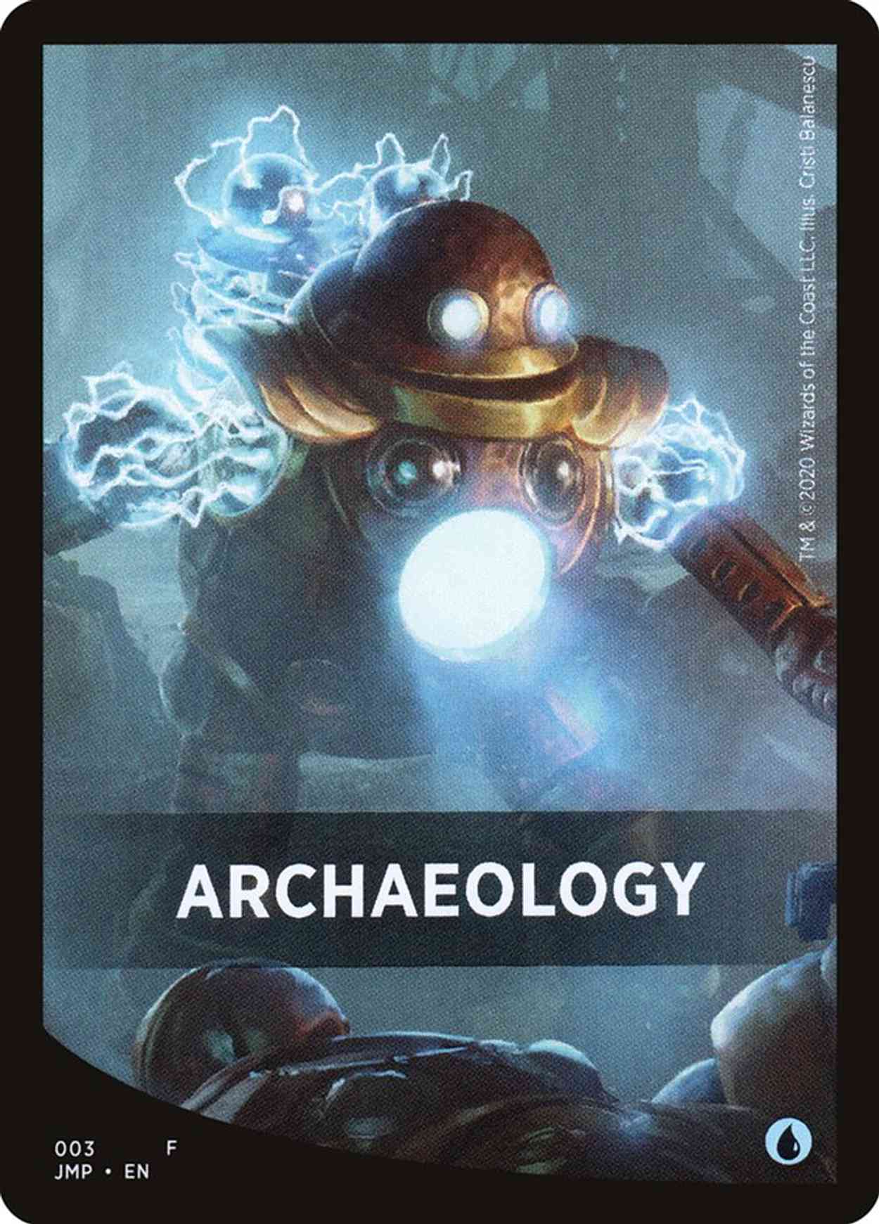 Archaeology Theme Card magic card front