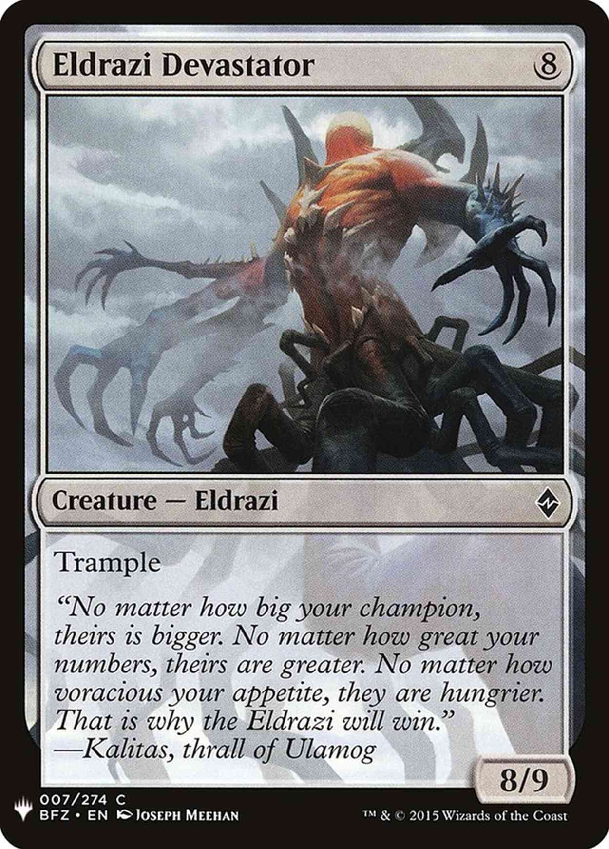 Eldrazi Devastator magic card front