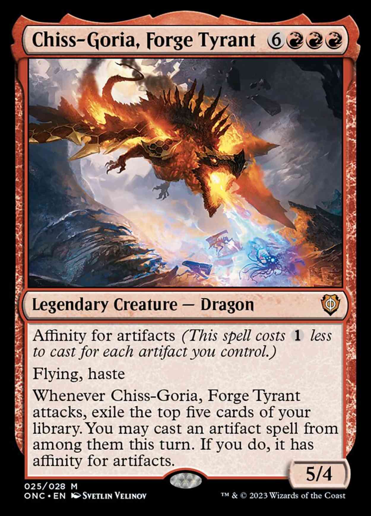 Chiss-Goria, Forge Tyrant magic card front
