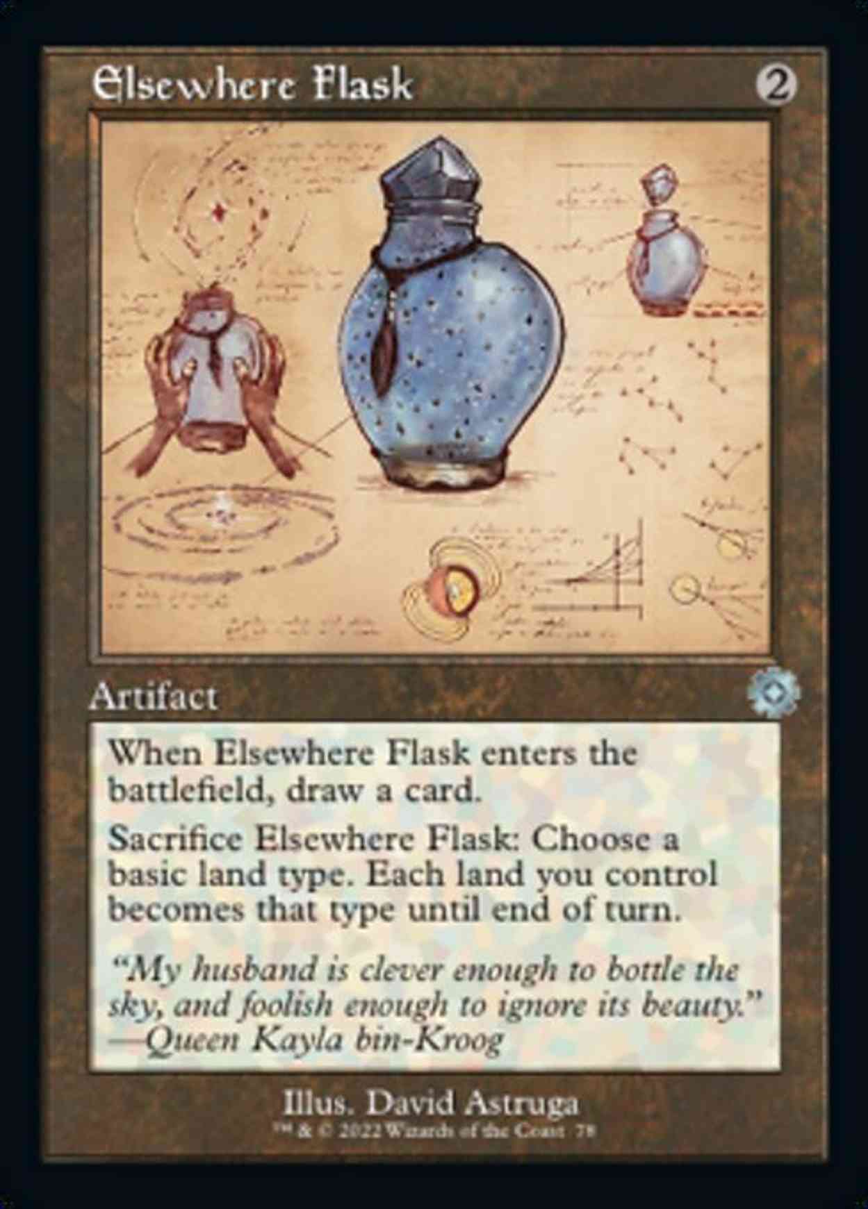 Elsewhere Flask (Schematic) magic card front