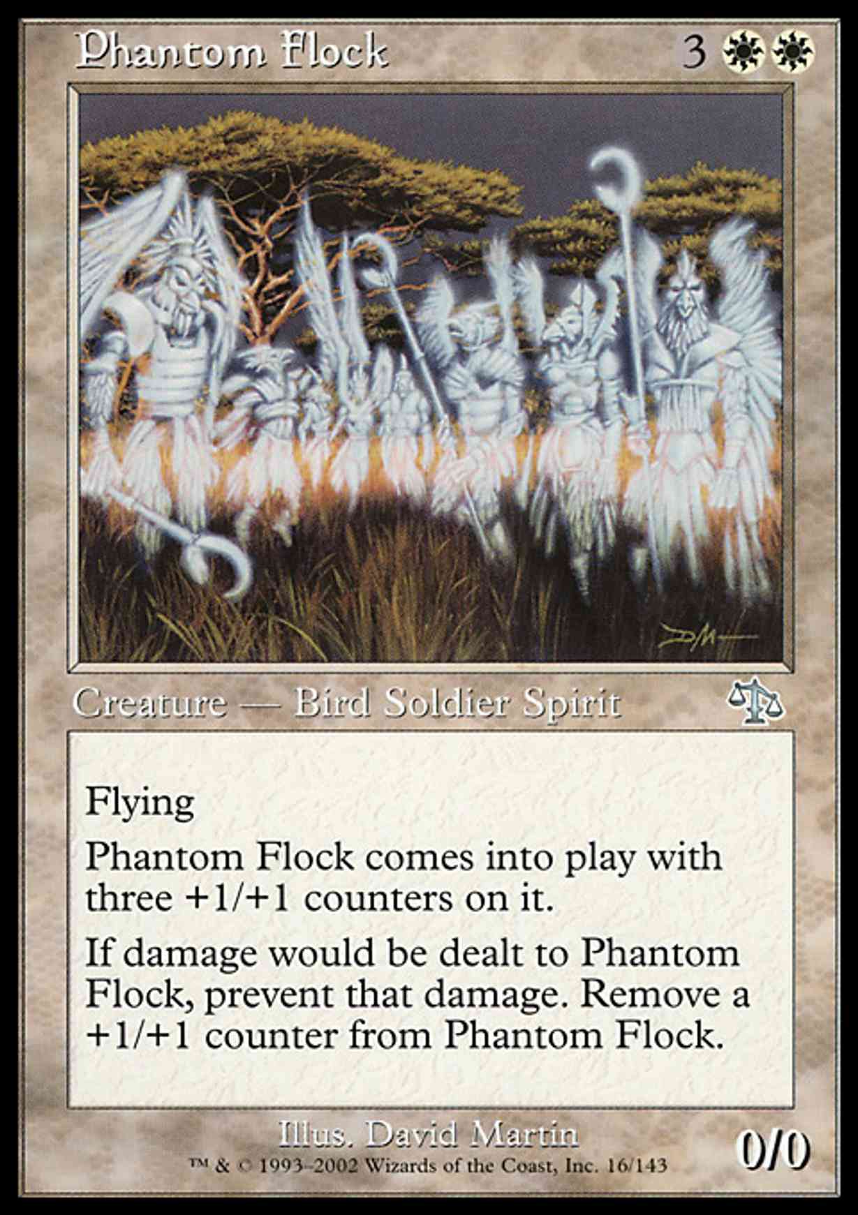 Phantom Flock magic card front
