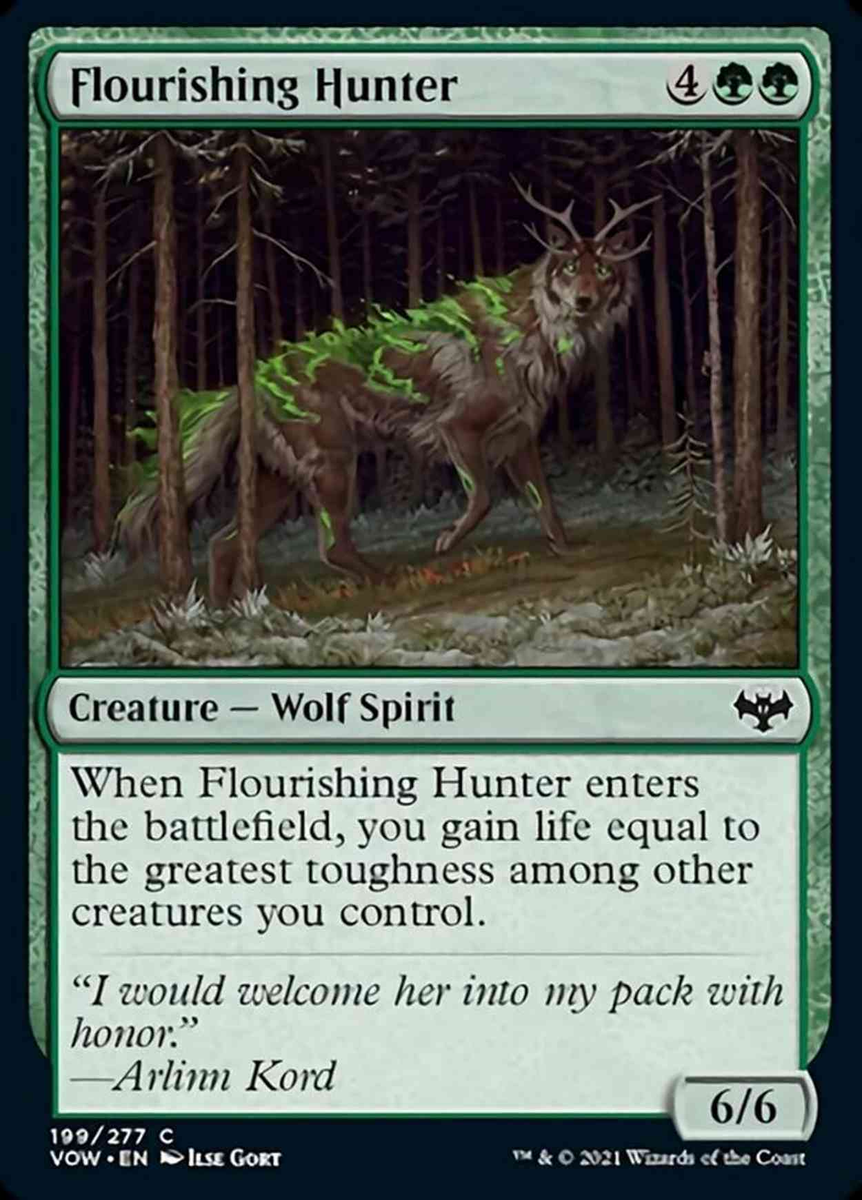 Flourishing Hunter magic card front
