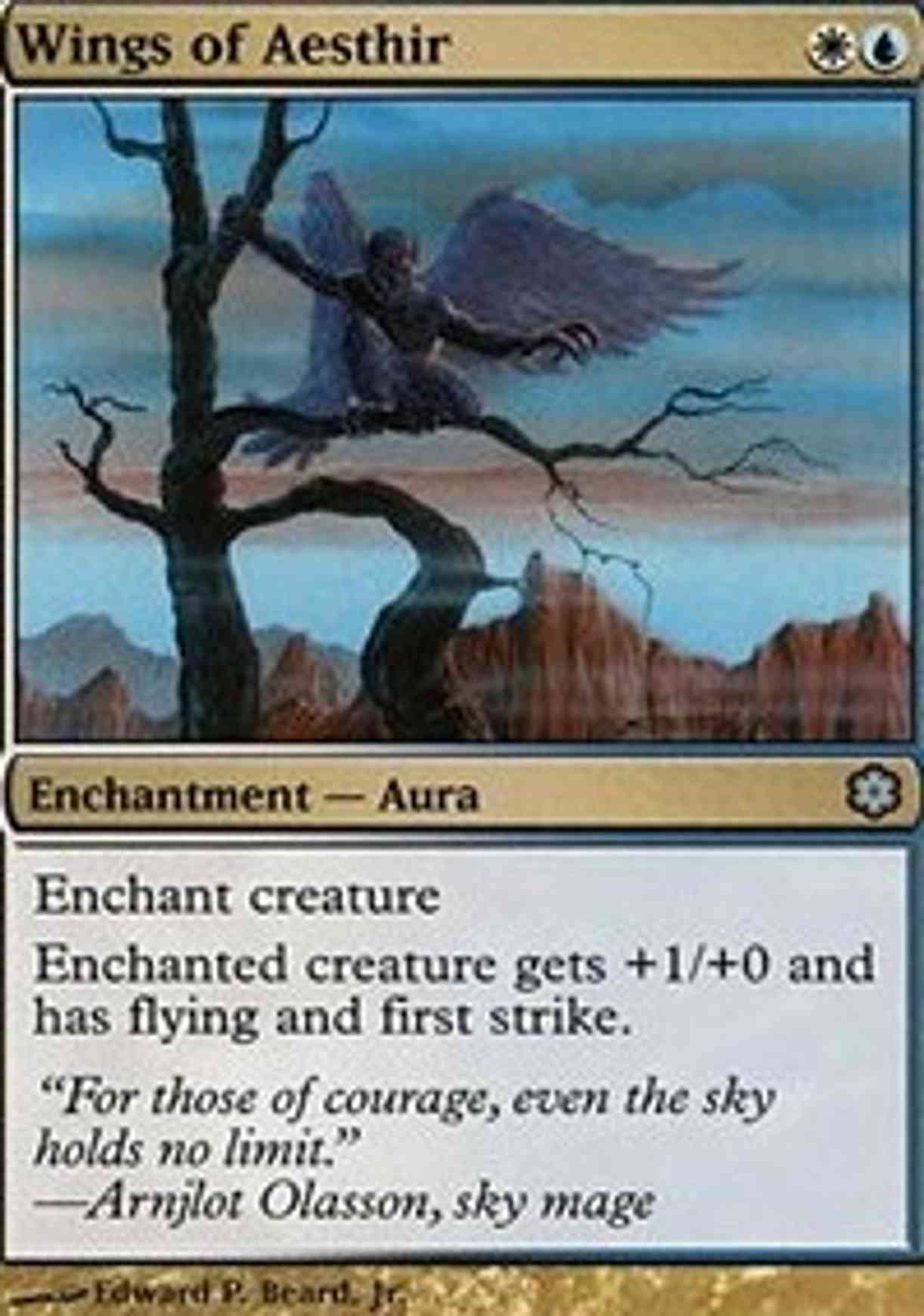 Wings of Aesthir magic card front