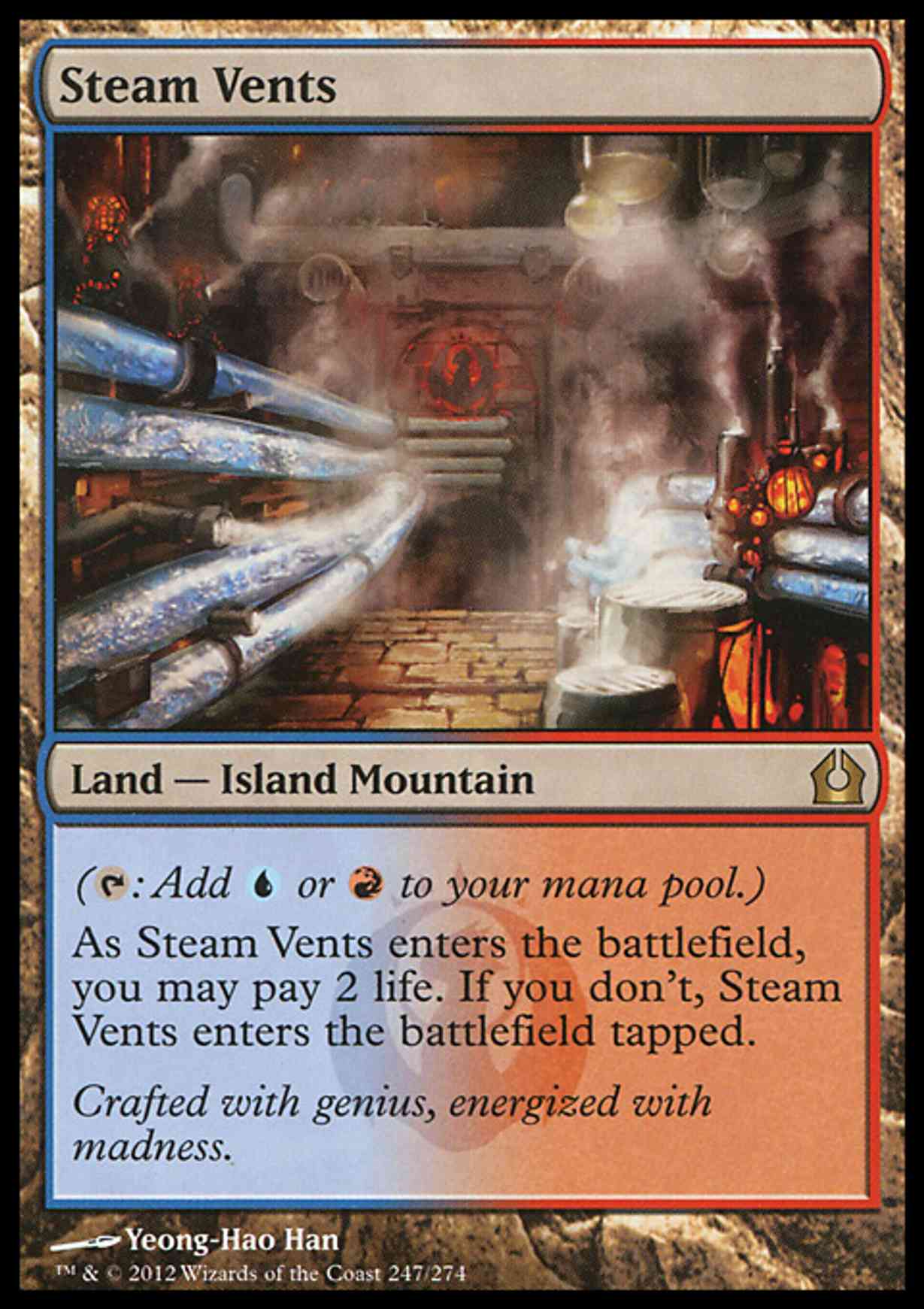 Steam Vents magic card front