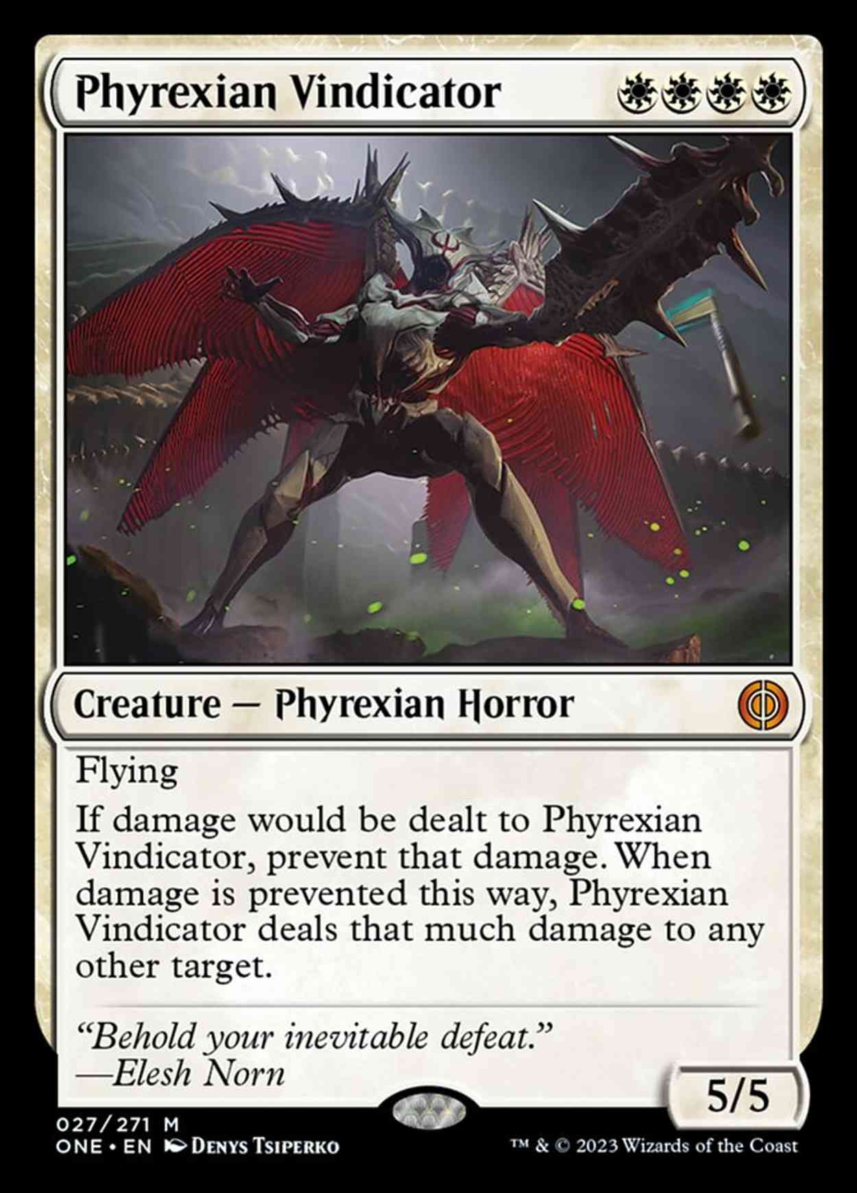 Phyrexian Vindicator magic card front