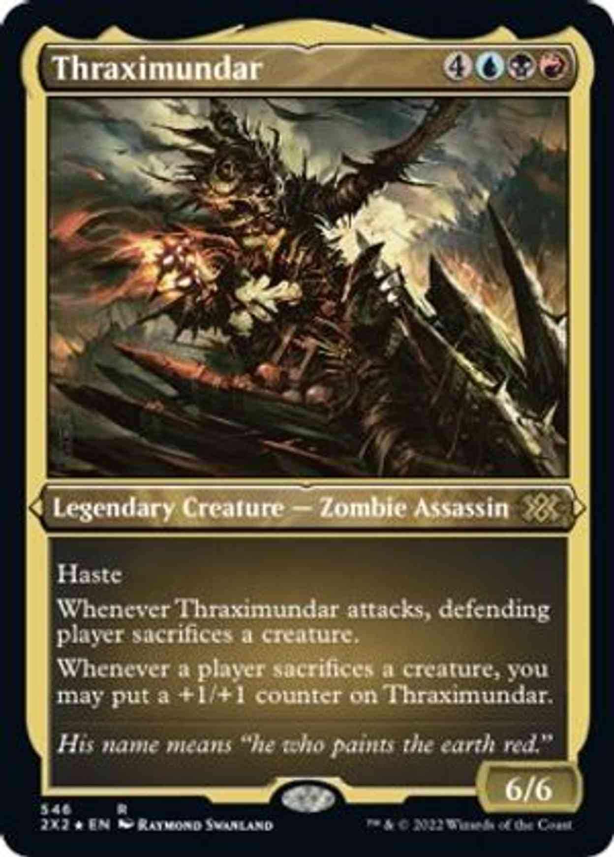 Thraximundar (Foil Etched) magic card front