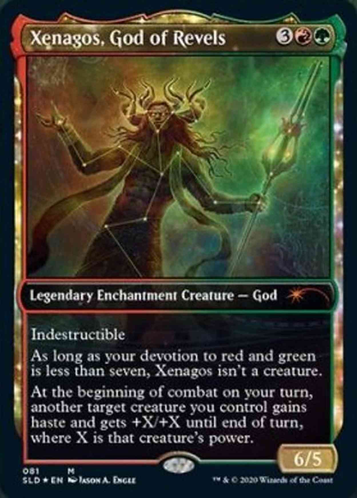 Xenagos, God of Revels (Showcase) magic card front